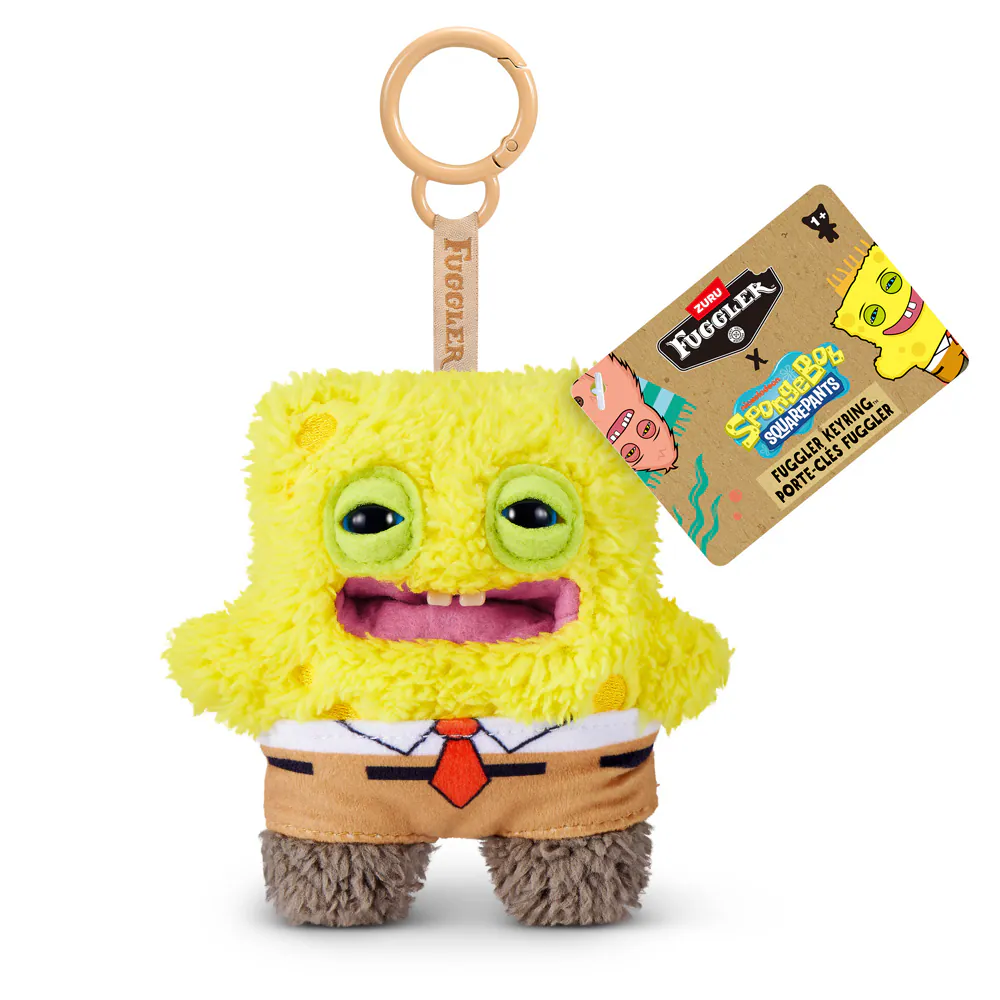 🌟 FUGGLER x SpongeBob 海綿寶寶 5吋 聯名牙寶吊飾