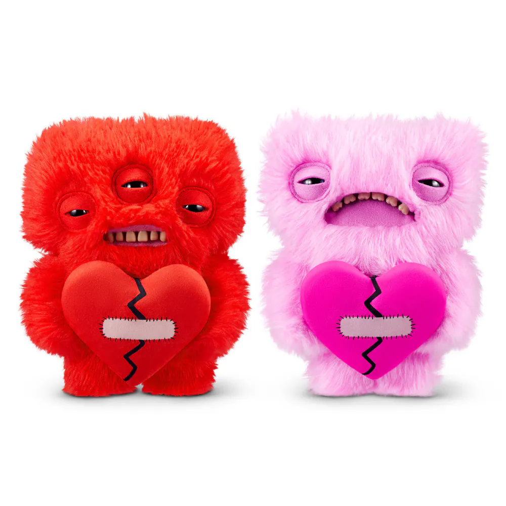 💔 Fuggler「Heartbreak」牙齒怪 愛心怪獸限定款 9吋 毛絨公仔
