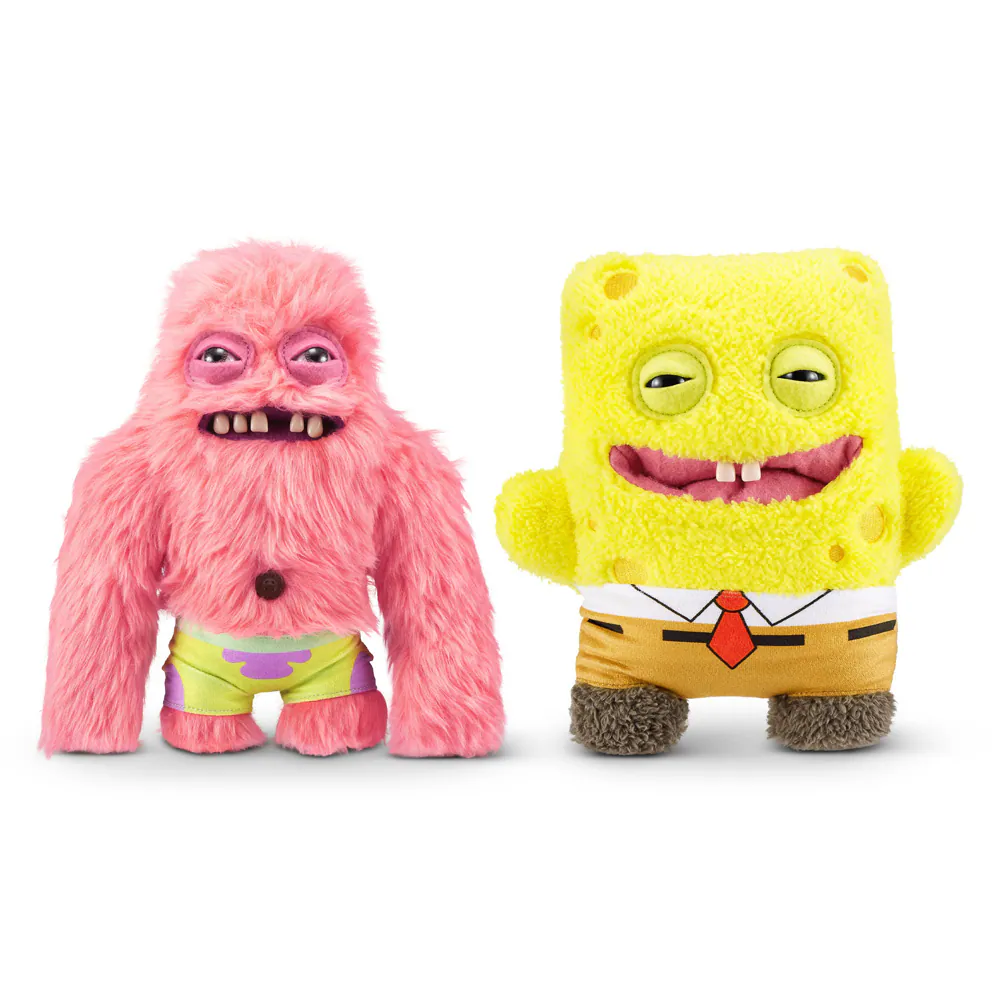 💀  FUGGLER SpongeBob  海綿寶寶牙寶 9吋 毛絨 公仔