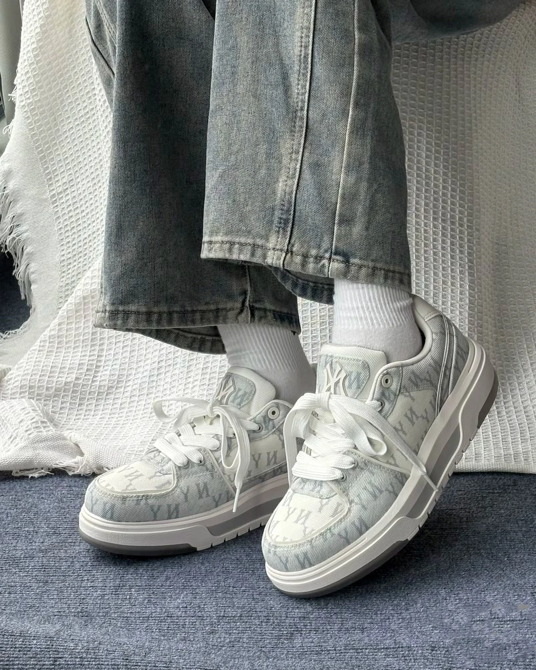 INGRAINED｜MLB Monogram Chunky Liner｜迪奧灰老花