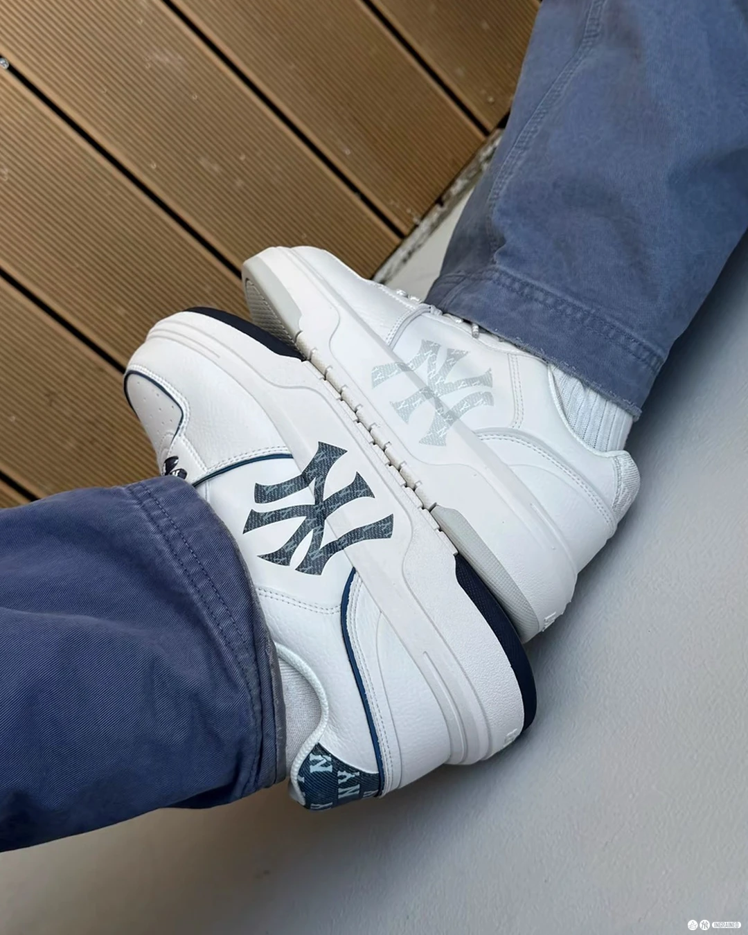 INGRAINED｜MLB Chunky Liner EMBO ｜牛仔丹寧 老爹鞋 學長鞋