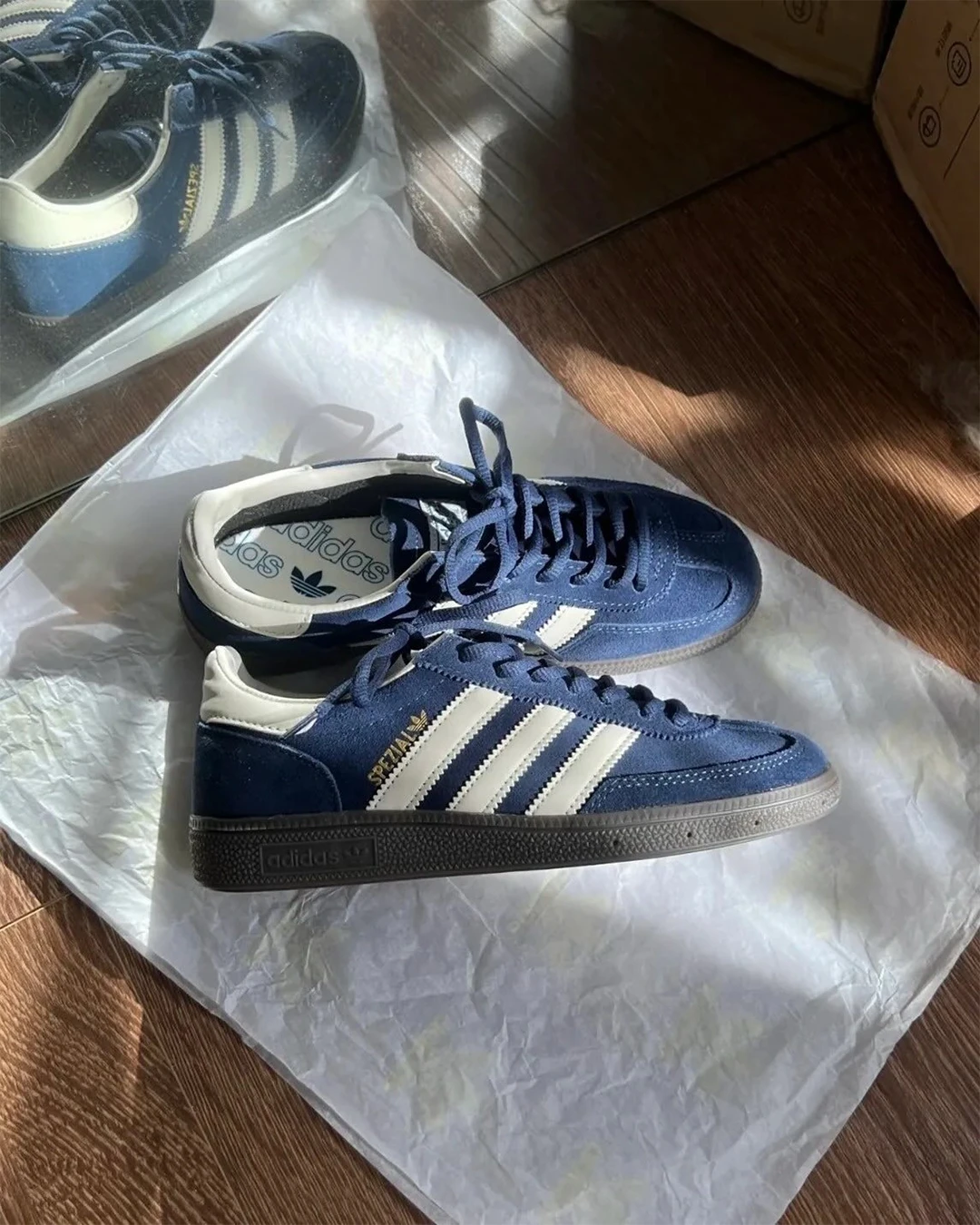 INGRAINED｜ADIDAS HANDBALL SPEZIAL｜ 靛藍色 深藍午夜藍 暗夜藍 深藍米白 麂皮 經典 復古 低筒休閒鞋 IF7087