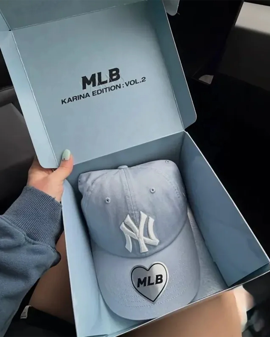 MLB X Karina｜簽名款 老帽 4款 紐約洋基隊  棒球帽 道奇 老虎 洋基