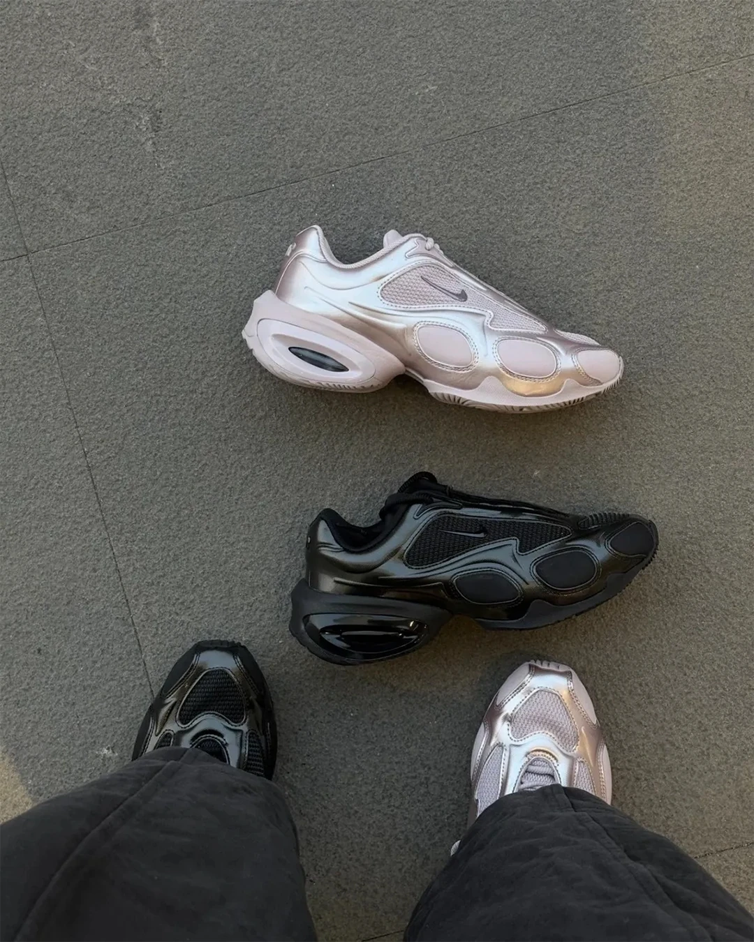 INGRAINED｜NIKE AIR MAX MUSE｜金屬黑 柔霧珠光粉 復古鞋 海外限定色 柳智敏 Karina 同款 老爹鞋 FV1920-003 FV1920-604