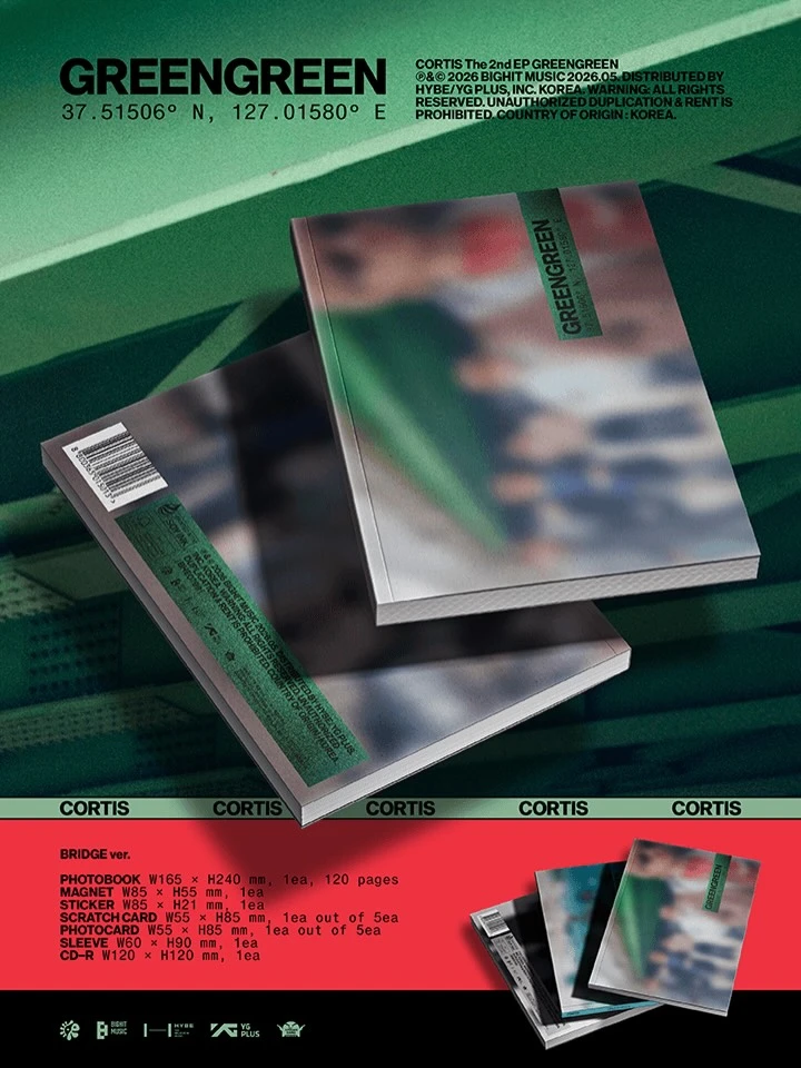 Cortis ｜The 2nd EP [GREENGREEN]（含鐳射小卡特典）