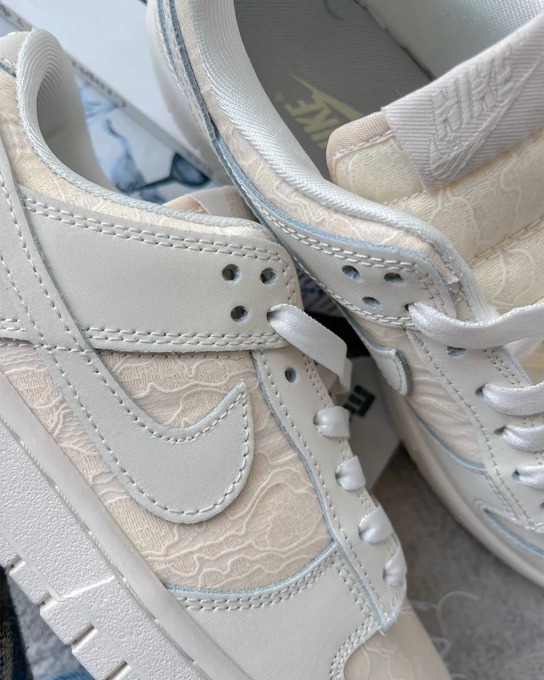 INGRAINED｜Nike Dunk Low ｜蕾絲杏語 奶茶色 杏色 HJ5870-100