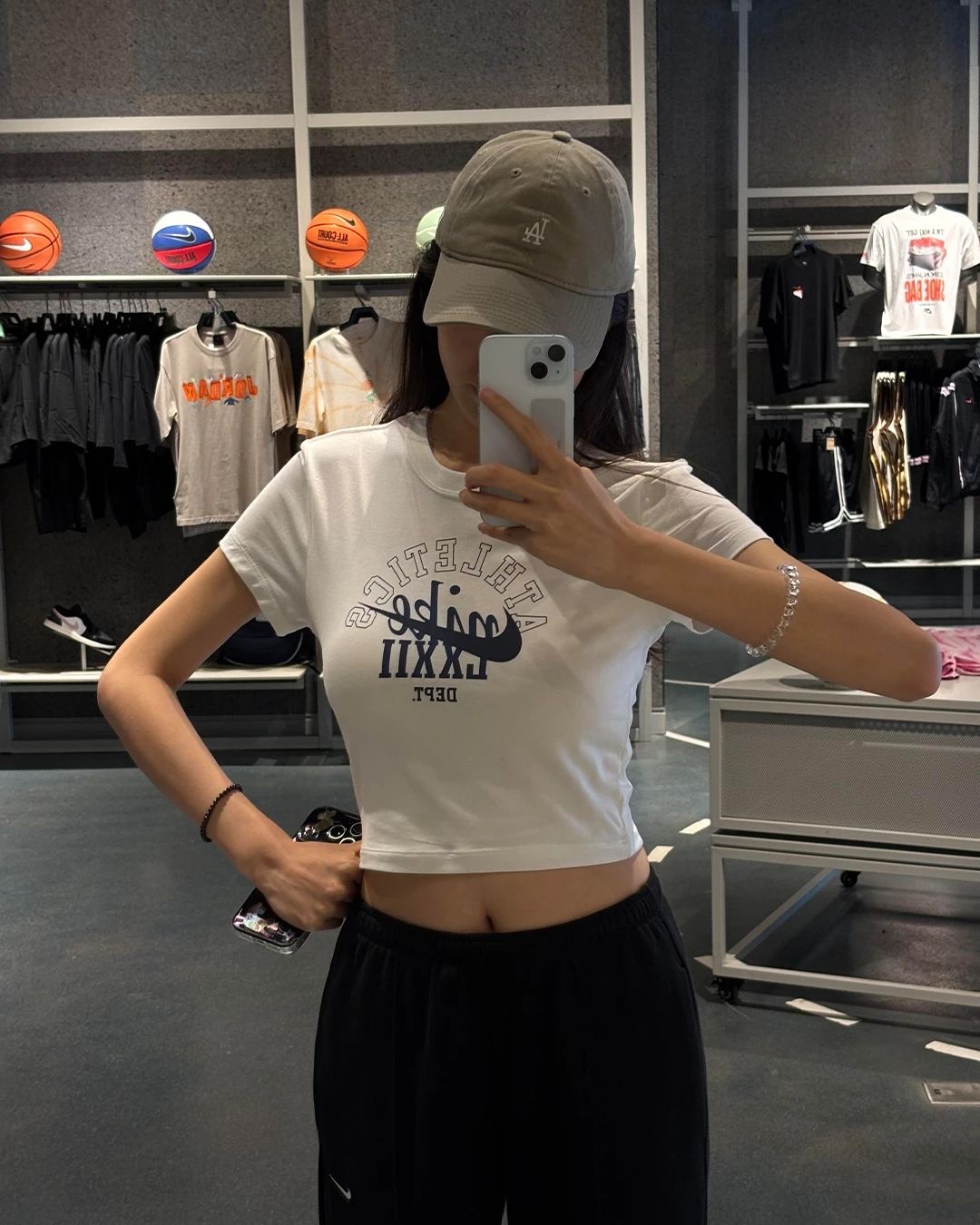 Nike Sportswear｜字母 短袖 短版上衣 IR7841-133