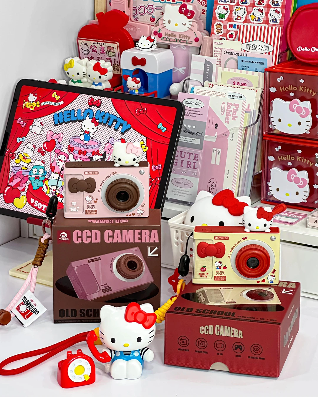 Hello Kitty｜4800萬畫素復古相機CCD Hello Kitty 造型INGRAINED 潮流