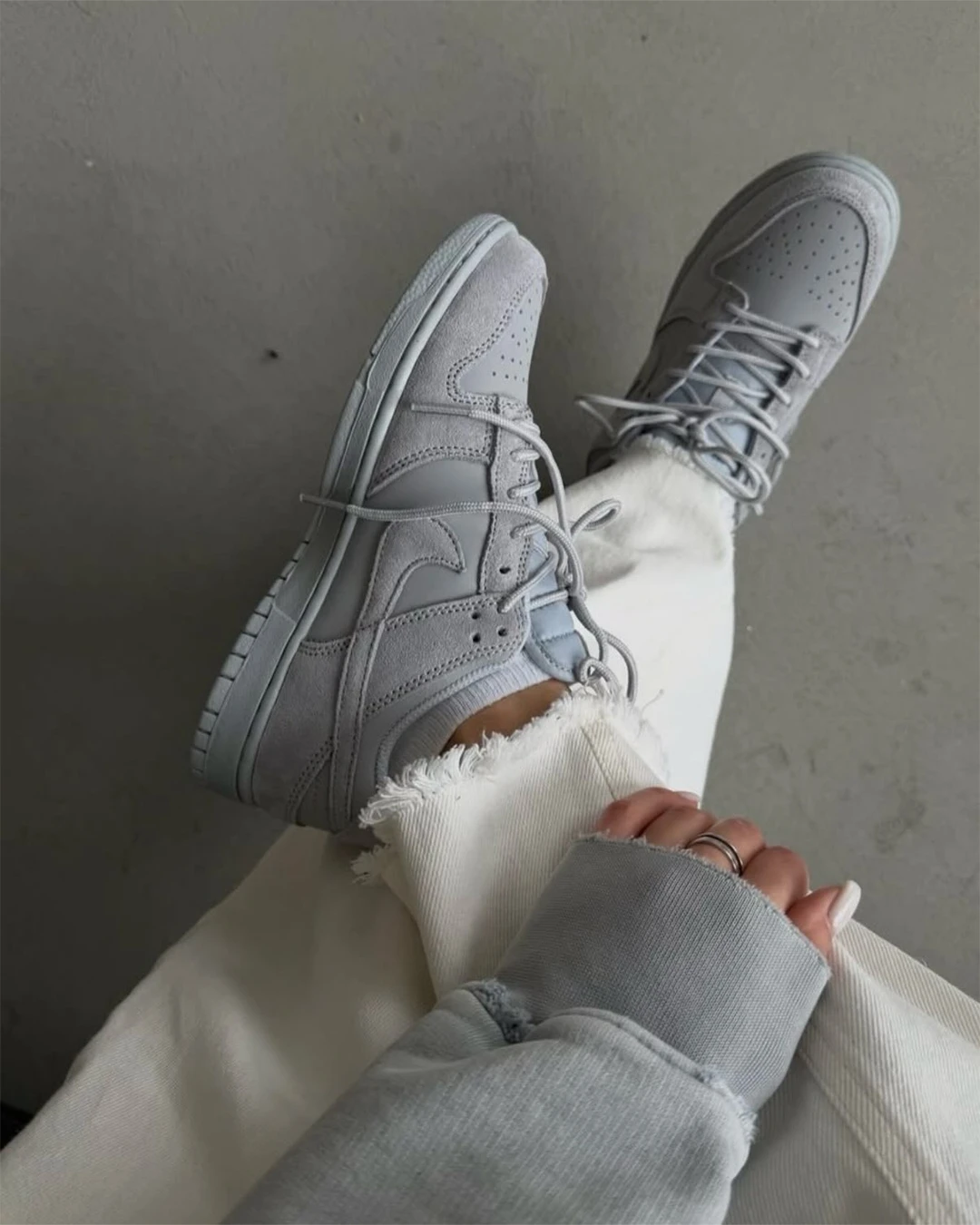 INGRAINED｜NIKE DUNK LOW SE｜翻毛皮 麂皮灰 水泥灰 男鞋 IB6651-002