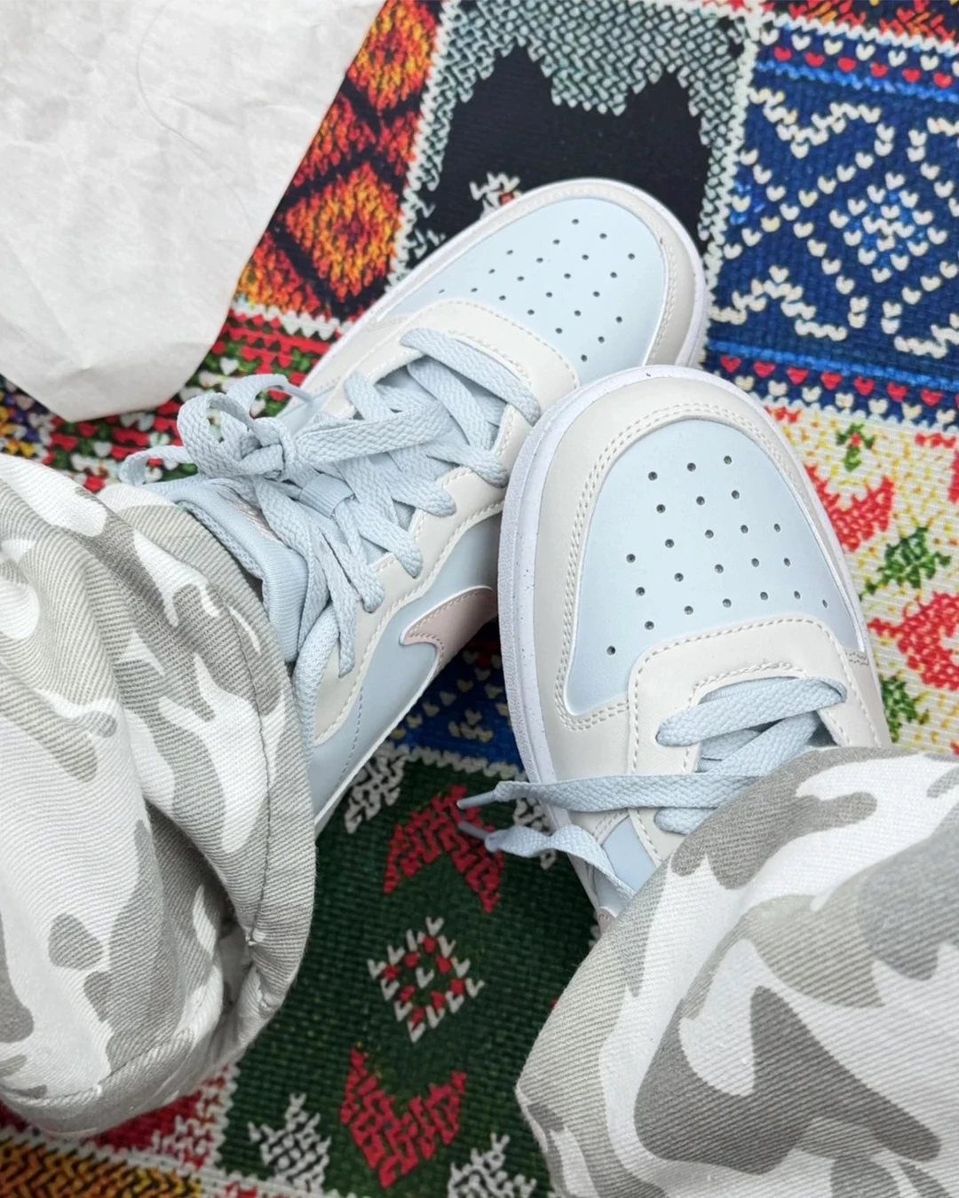INGRAINED｜Nike Court Borough｜ 小Dunk 粉藍 寶寶藍 奶油灰 粉膚 藍 蜜桃冰藍 DV5456-404