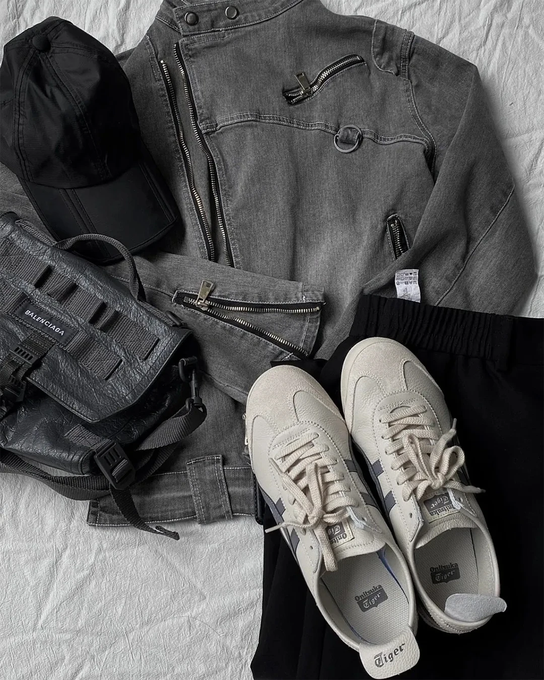INGRAINED｜Onitsuka Tiger Mexico 66｜鬼塚虎 德訓鞋 燕麥奶灰 麂皮 荔枝紋 皮革 復古 燕麥米灰 1183A201-250