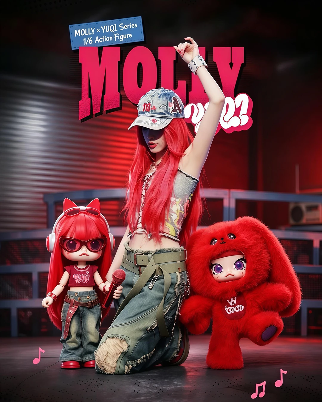 POPMART｜MOLLY YUQI 宋雨琦 1/8可動人偶