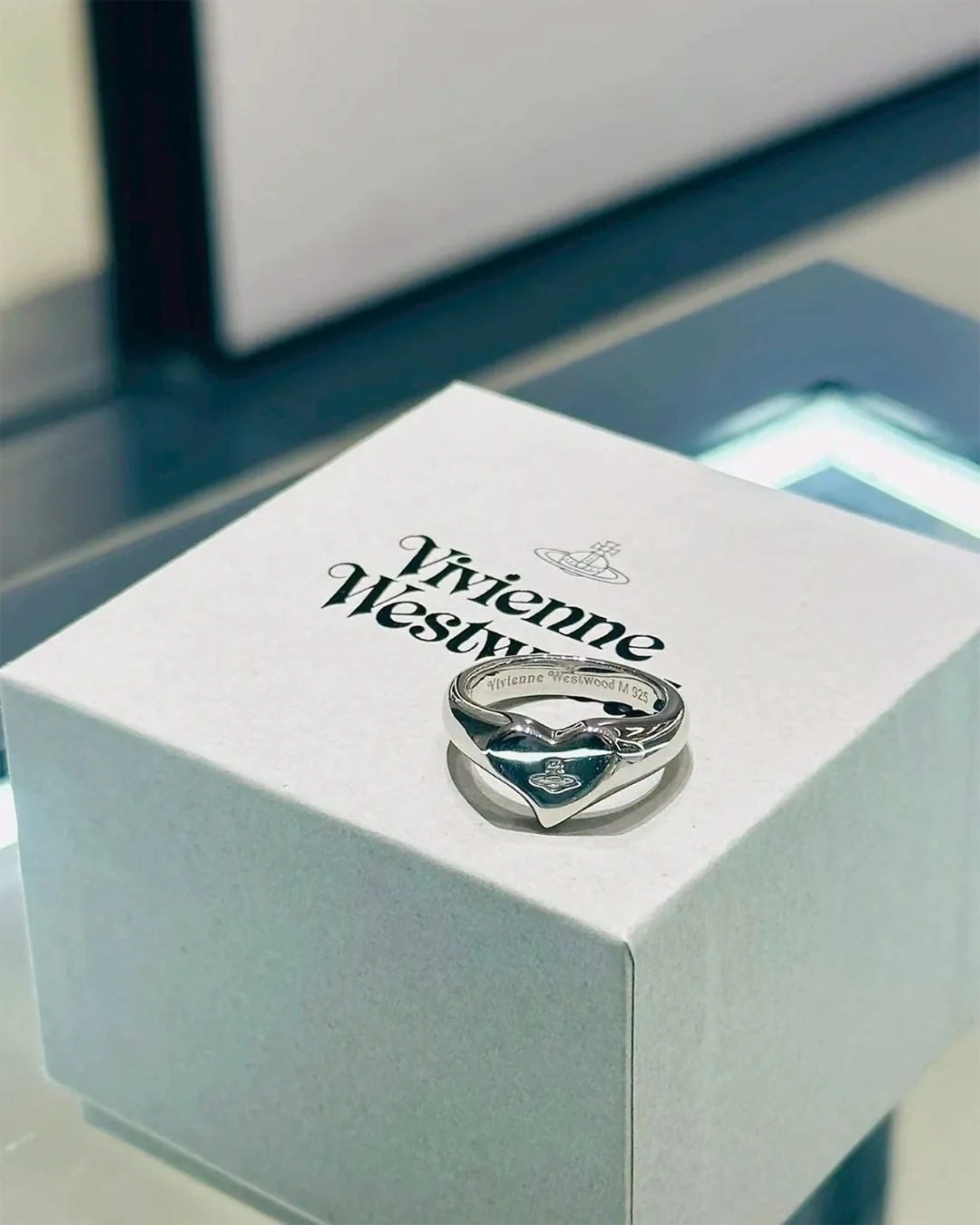 Vivienne Westwood｜Heart Ring 心形戒指 925純銀 西太后 薇薇安