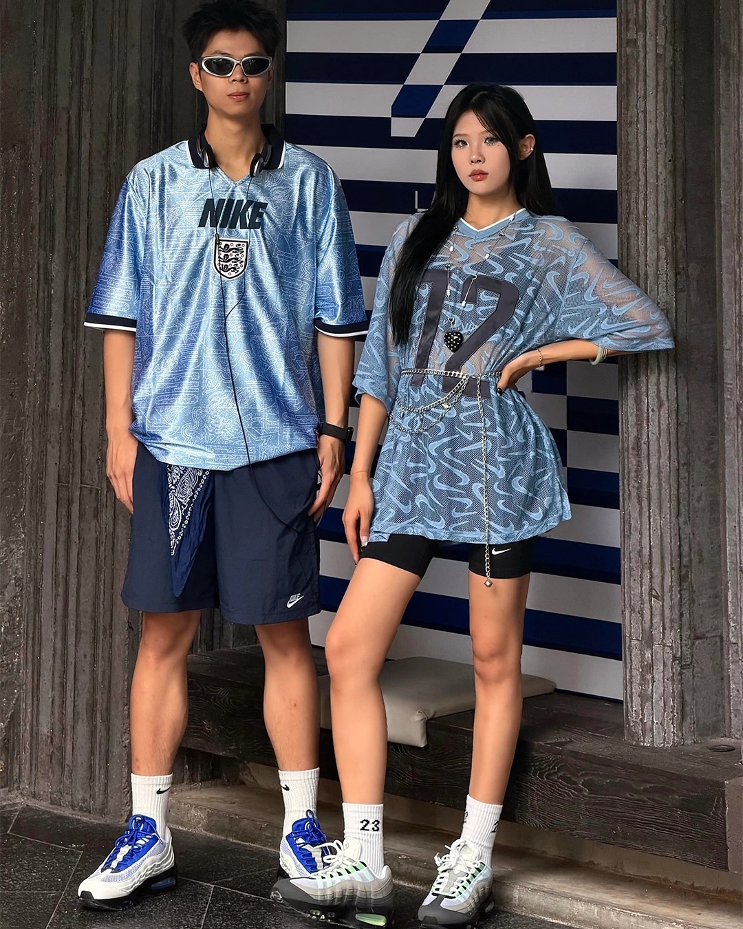 Nike Sportswear｜運動休閒 透氣網紗 V領短袖 韓系 清爽 鬆弛感 IM8388-010 IM8388-236 IM8388-486