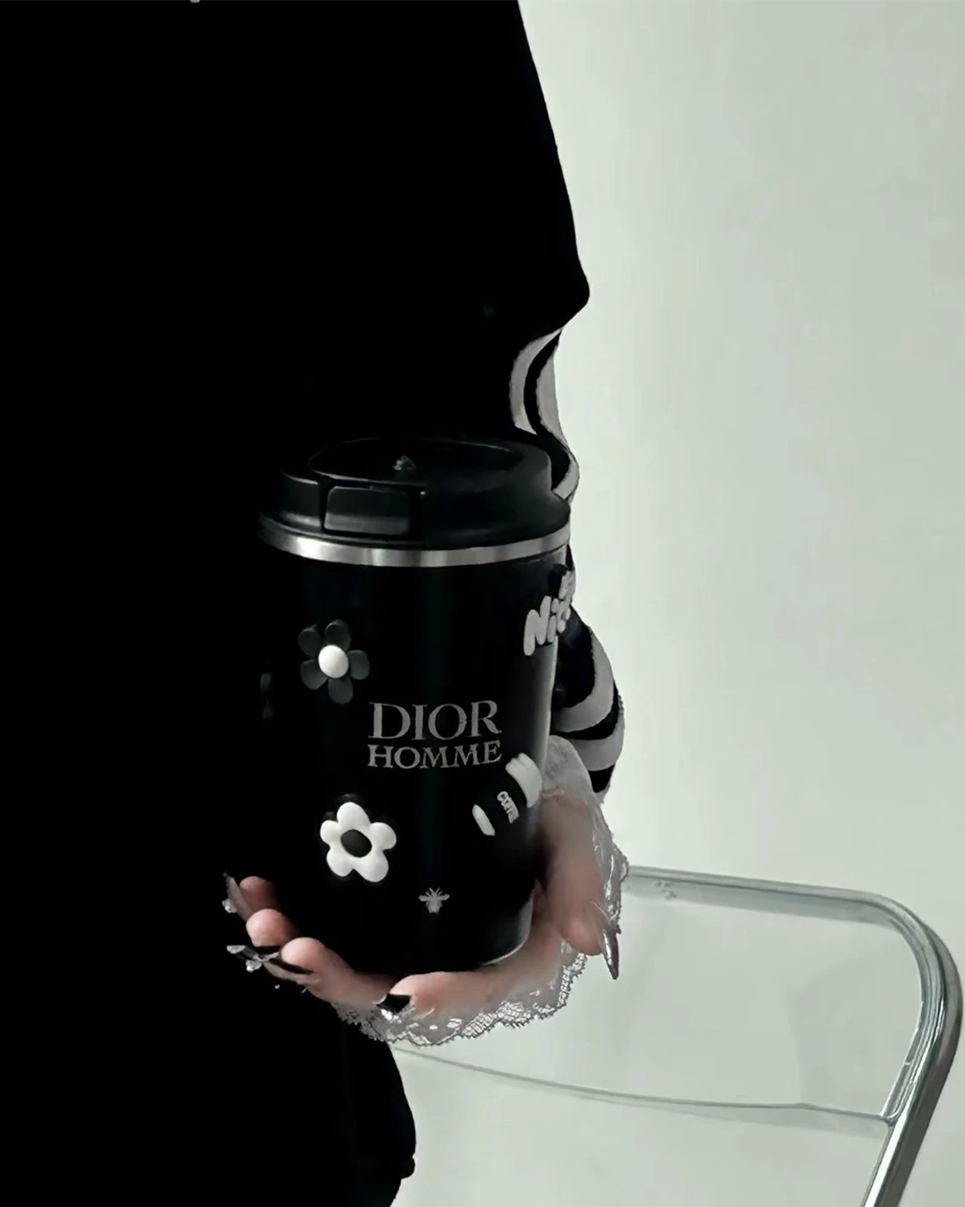 DIOR｜迪奧 黑白 高級訂製 保溫杯 350ML