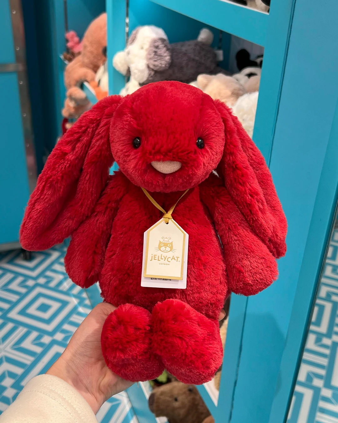 Jellycat｜宋雨琦同款 緋紅玫瑰 紅莓  邦妮兔