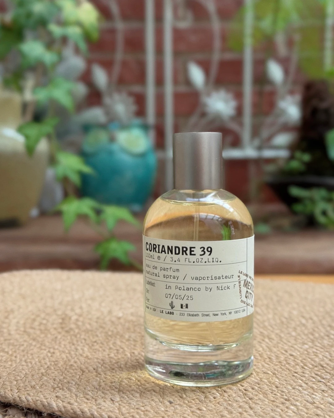 LE LABO｜城市限定 橡苔30 芫荽39 墨西哥城 阿姆斯特丹 淡香精