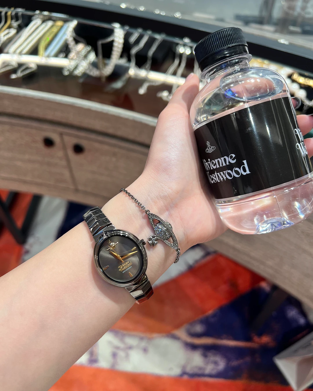 Vivienne Westwood｜Armour Watch 盔甲手錶 灰色錶盤 槍灰色 腕錶