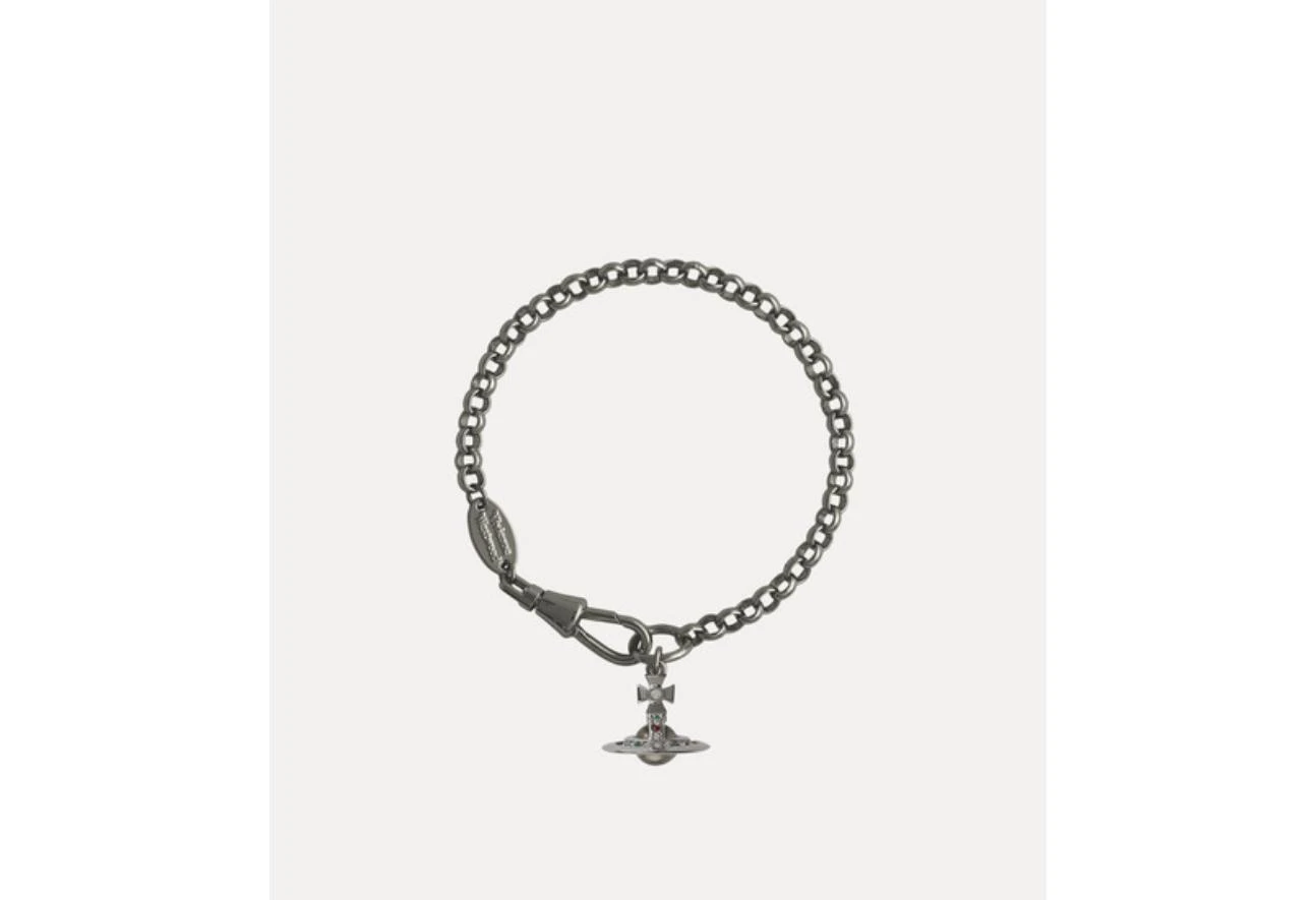 Vivienne Westwood｜New Petite Orb 迷你土星手鍊 槍色