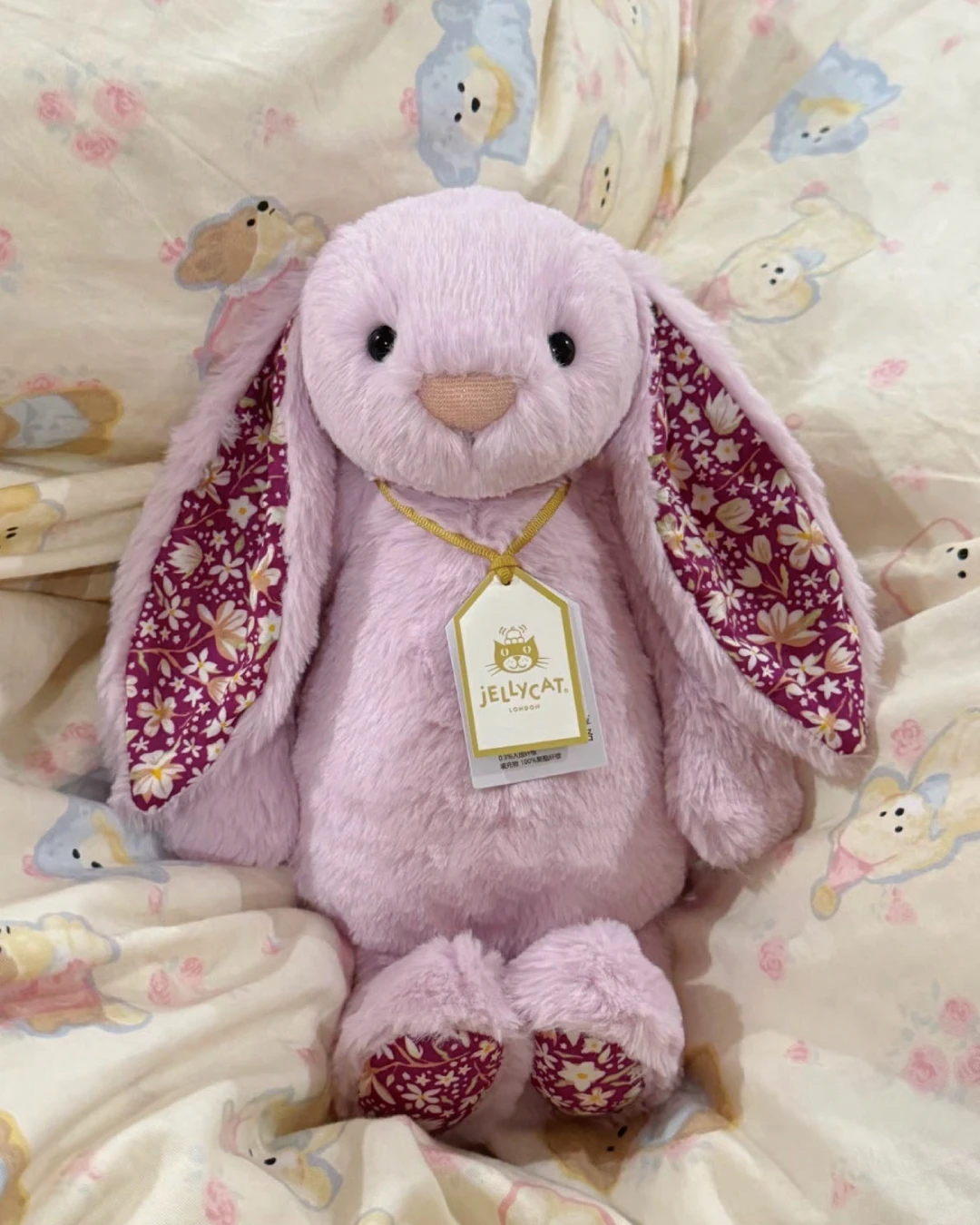 jELLYCAT｜邦尼兔系列 北京限定色 薊花紫 粉紅玫瑰 療癒收藏 毛絨玩具