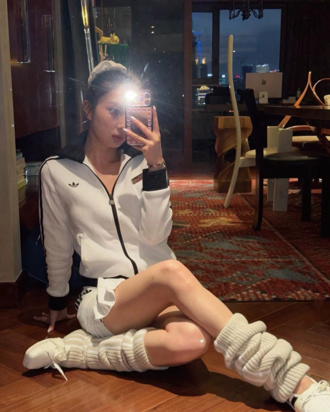 Adidas Originals｜三葉草 金珍妮 Jennie同款 純欲風 韓系穿搭 高級運動風 聯名系列 服飾 腿套 褲子 長袖 外套