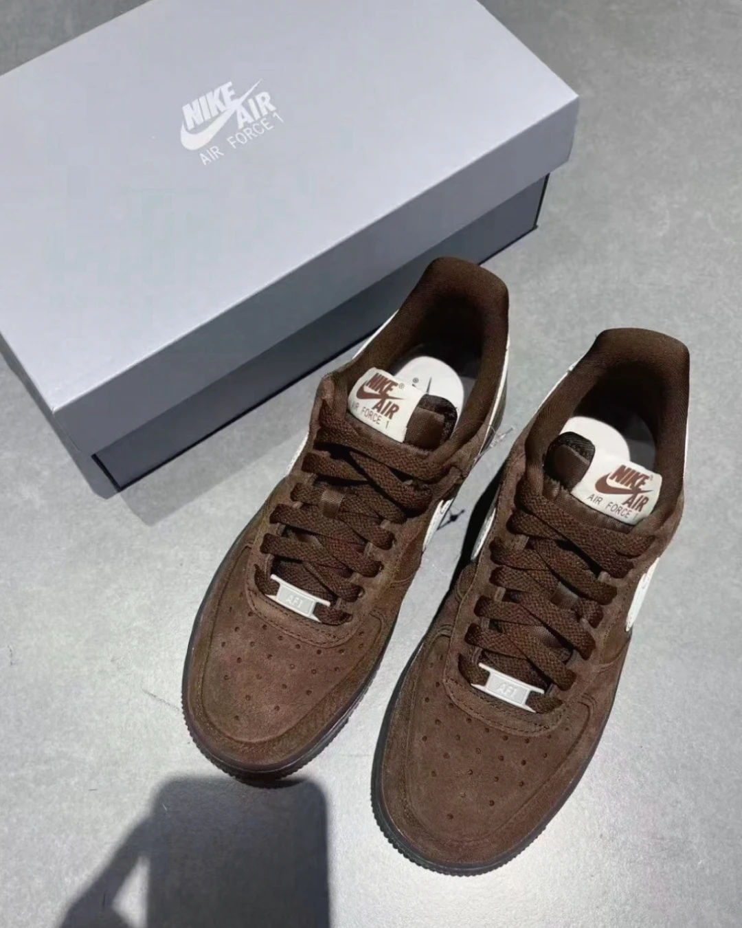 INGRAINED｜NIKE｜Nike Air Force 1 07 棕色 美拉德 復古球鞋 經典鞋款 秋冬穿搭 美拉德 日常穿搭