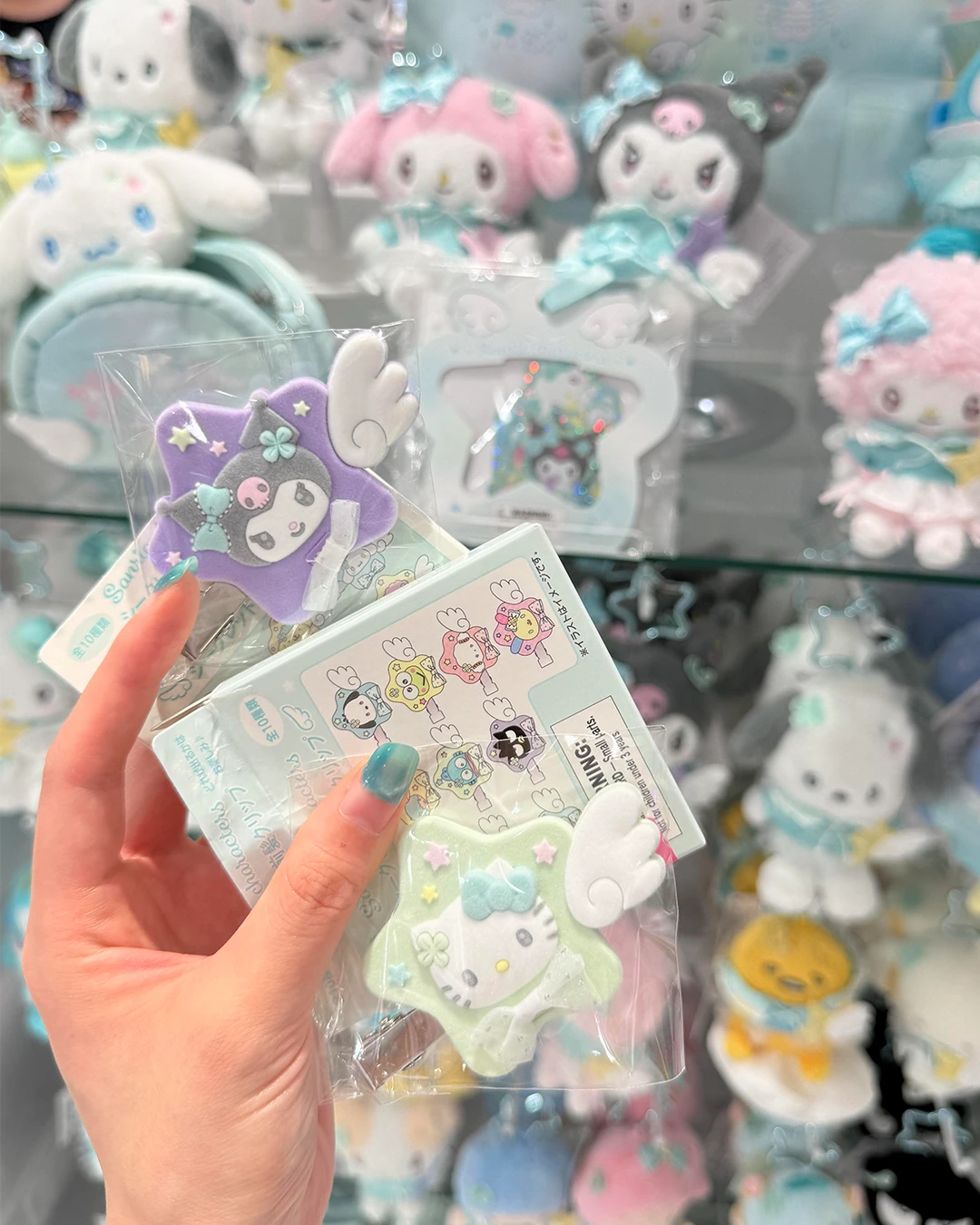 Sanrio｜閃耀願望設計系列 星願系列 植絨髮夾 盲盒