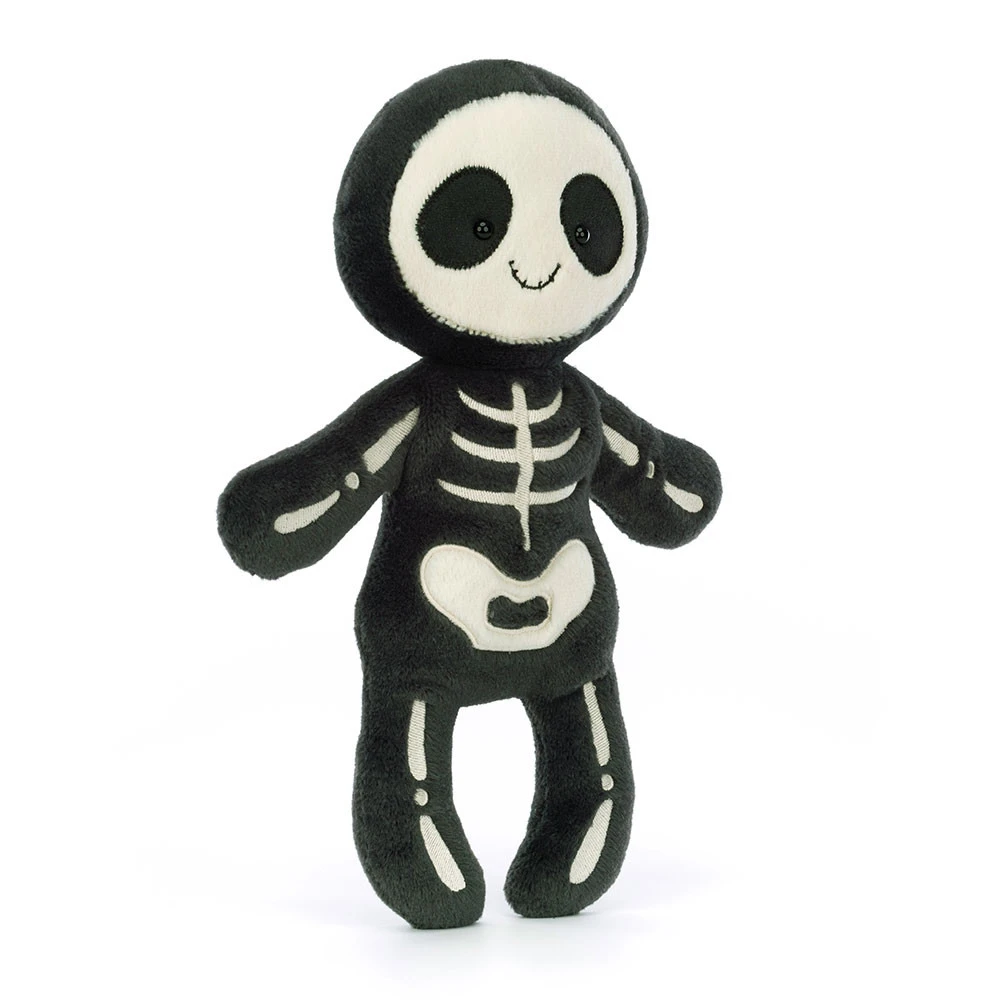 Jellycat｜Skeleton Bob 萬聖節 骷髏 絨毛玩偶 33cm SKE3B