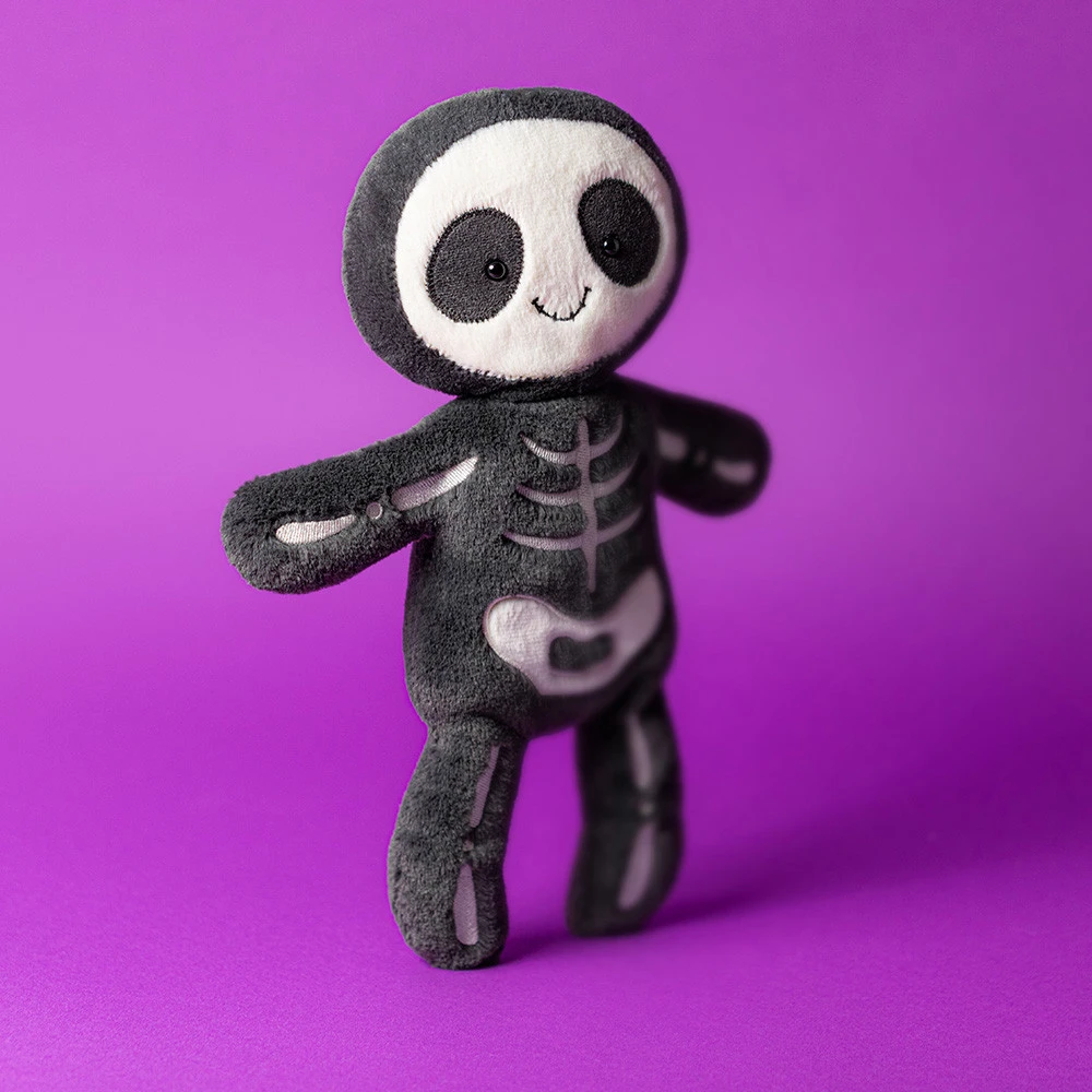 Jellycat｜Skeleton Bob 萬聖節 骷髏 絨毛玩偶 33cm SKE3B
