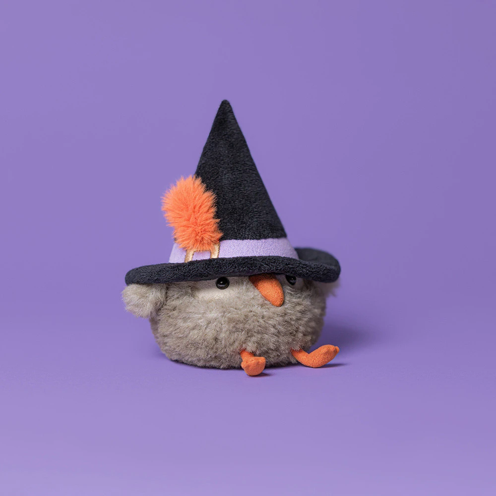 Jellycat｜Heccaty Hootnightly 萬聖節 巫師帽貓頭鷹 絨毛玩偶 17cm OWL3W