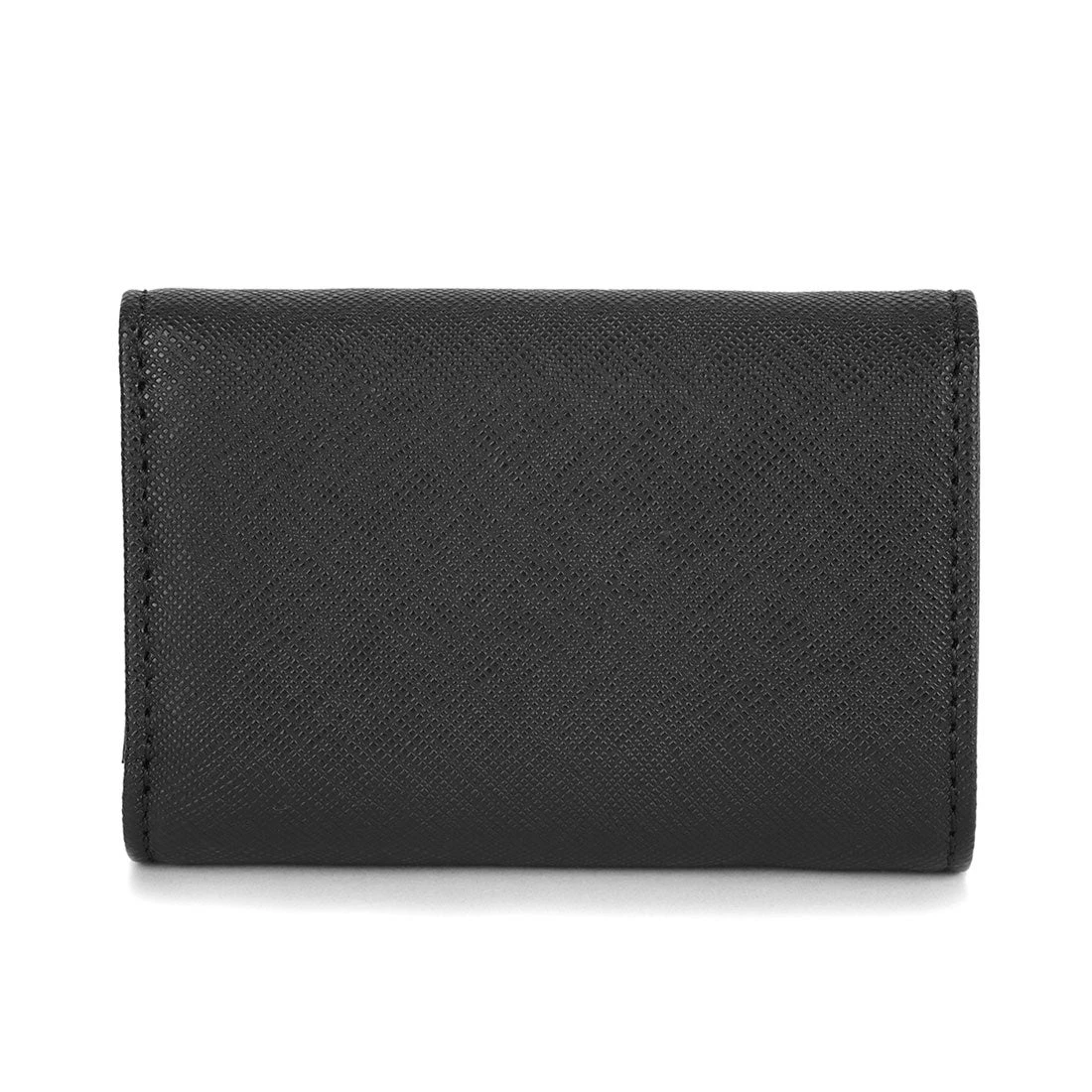Vivienne Westwood｜Envelope Billfold With Pocket 薇薇安 西太后 Saffiano 十字紋 土星 三折 短夾 皮夾 黑色