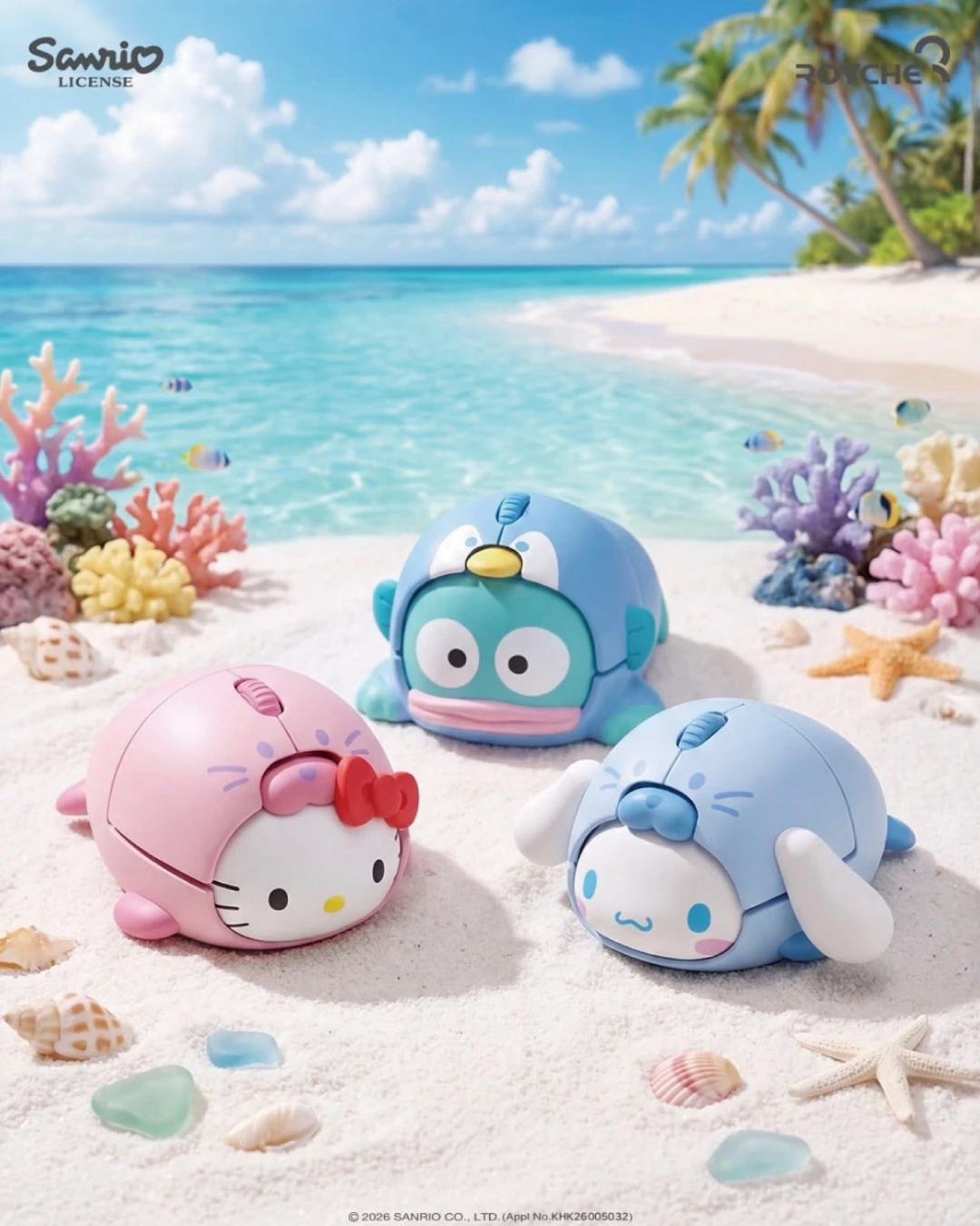 ROYCHE｜ROYCHE x Sanrio 三麗鷗聯名造型滑鼠 桌面小物 辦公室必備 送禮推薦