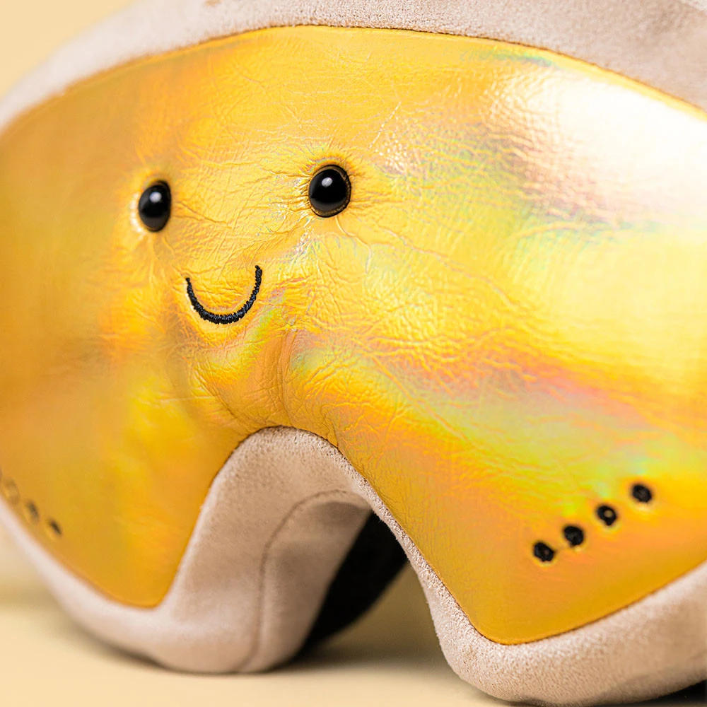 Jellycat｜Amuseables Sports Ski Club Goggles 滑雪俱樂部 護目鏡 絨毛玩偶 10cm AS2SKGO