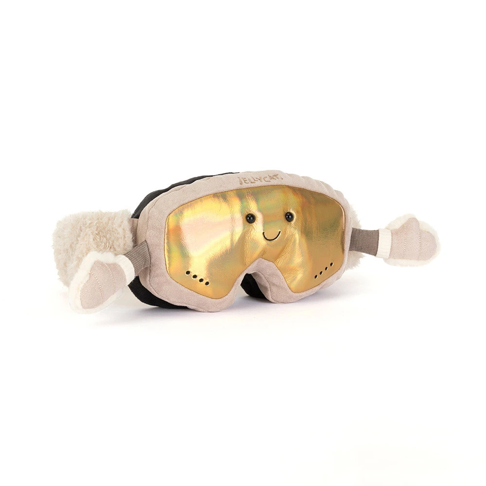 Jellycat｜Amuseables Sports Ski Club Goggles 滑雪俱樂部 護目鏡 絨毛玩偶 10cm AS2SKGO