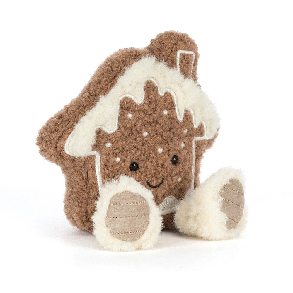 Jellycat｜Amuseables Molasi Cookie 薑餅屋餅乾 絨毛玩偶 13cm A6CHALB