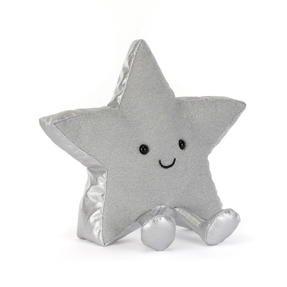 Jellycat｜Amuseables 2026 Silver Star 2026 銀色星星 絨毛玩偶 17cm A6STA