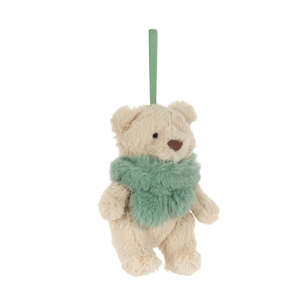 Jellycat｜Bartholomew Bear Junior Winter Warmer Decoration 巴塞洛繆小熊 Junior 冬日圍巾吊飾 10cm BARS6DEC