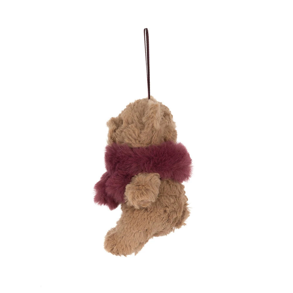Jellycat｜Bartholomew Bear Winter Warmer Decoration 巴塞洛繆小熊 冬日圍巾吊飾 10cm BARS6DE
