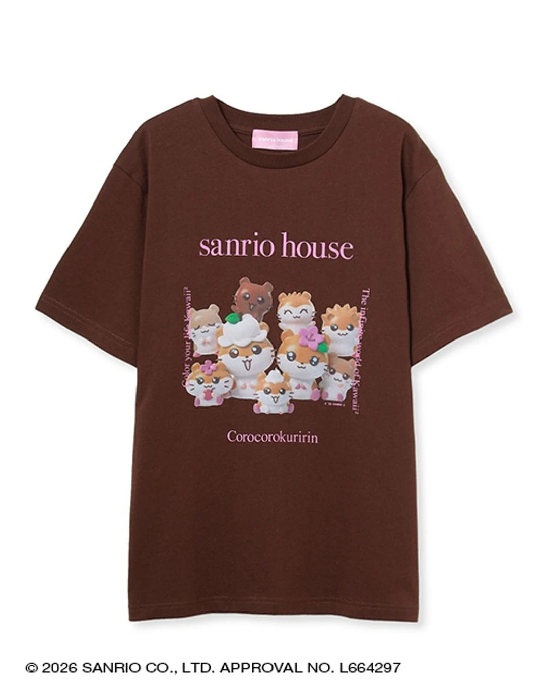 SANRIO｜三麗鷗 sanrio house 角色印花短袖T恤 可樂鈴 USAHANA HAPIDANBUI 全3款