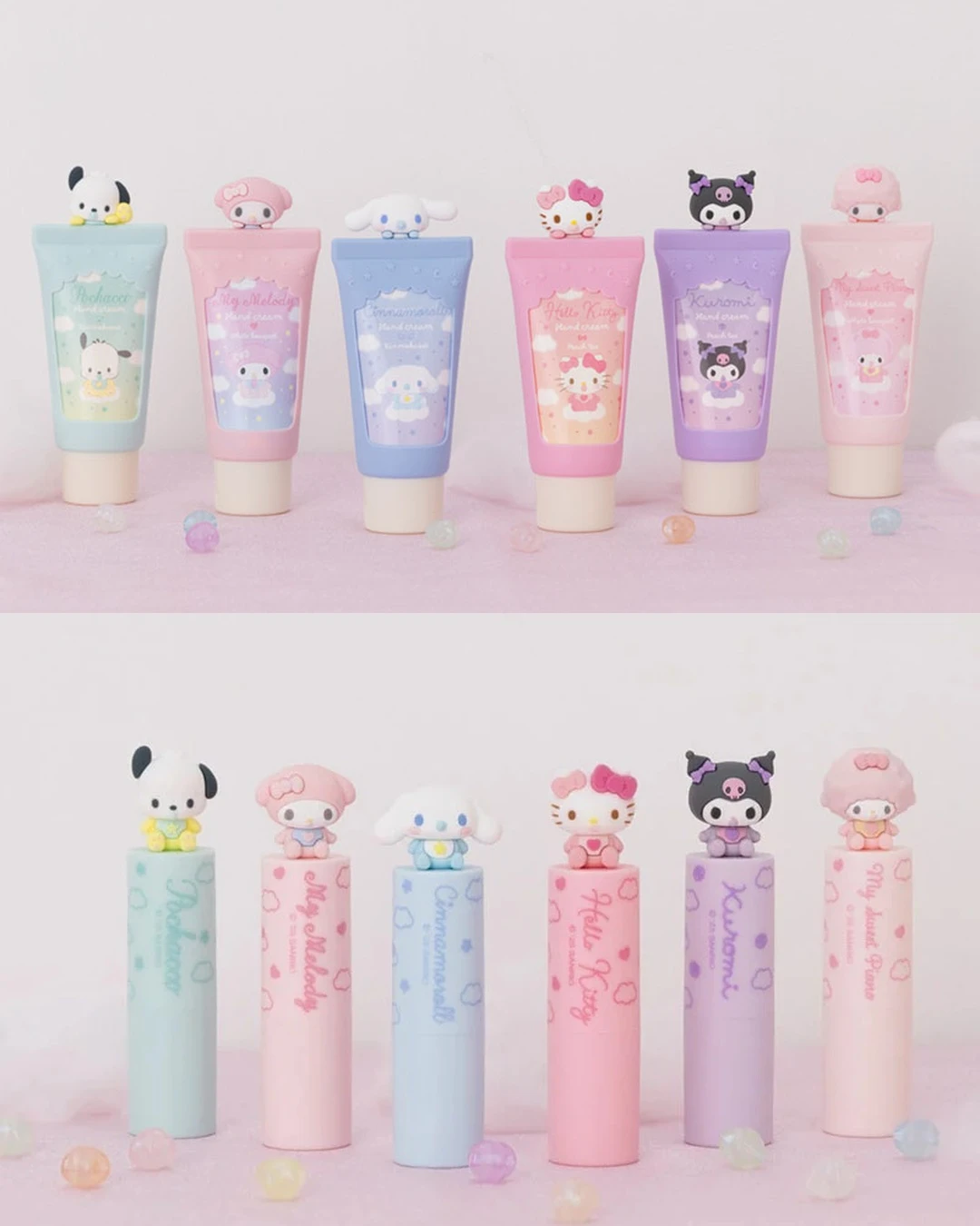 SANRIO｜三麗鷗 角色公仔 護唇膏 護手霜 禮盒組 全6角色