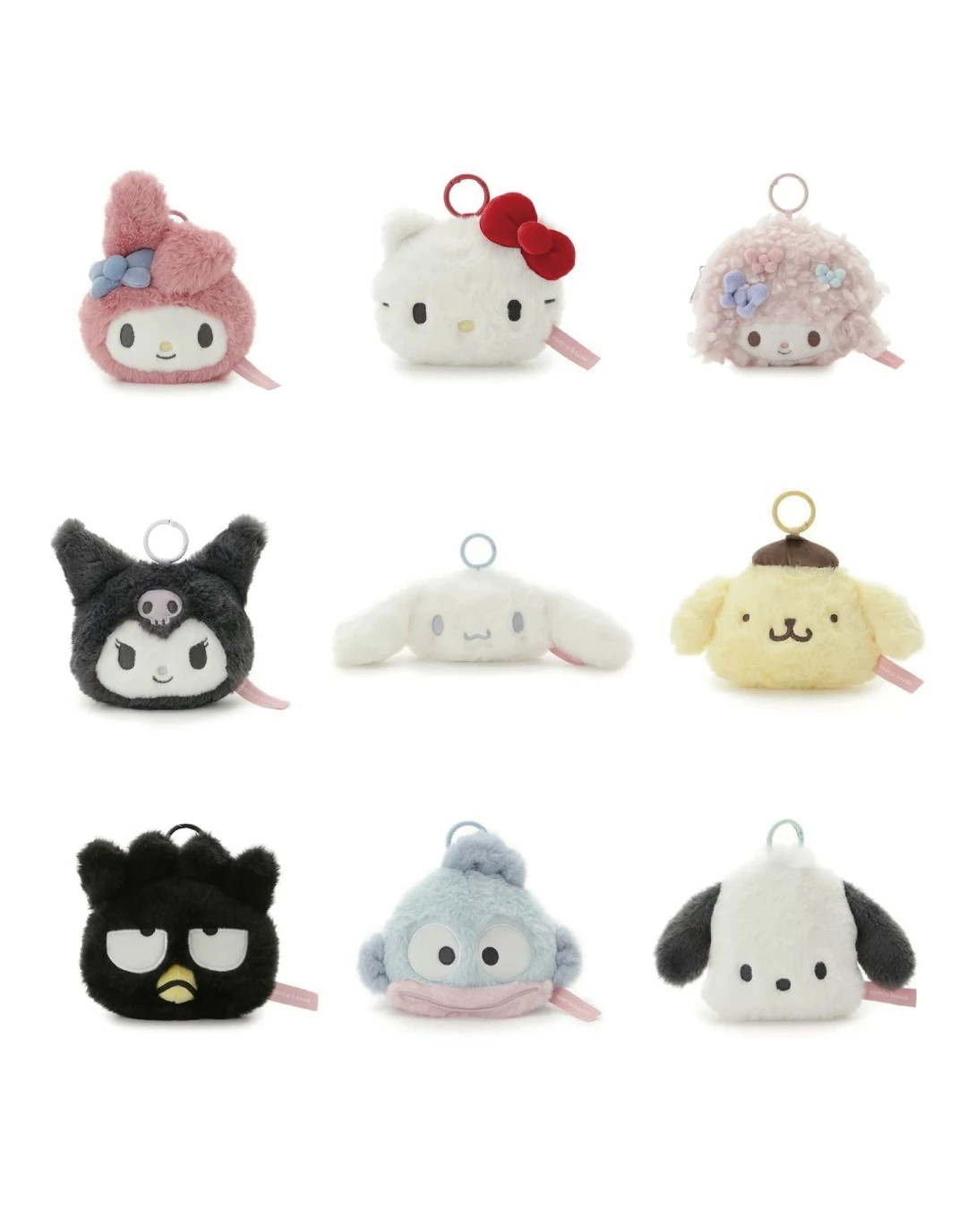 Sanrio｜三麗鷗 造型零錢包 絨毛掛飾 可愛吊飾 日常小物 系列收藏