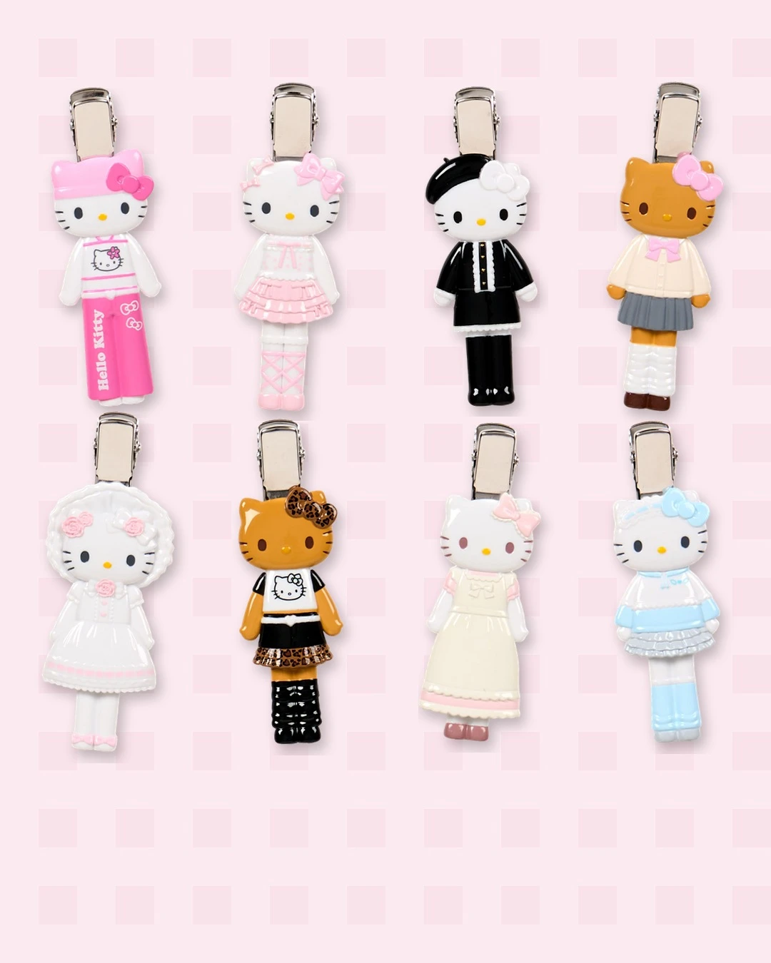 SANRIO｜三麗鷗 Sanrio closet collection Hello Kitty 穿搭造型 瀏海夾 盲盒 全8款