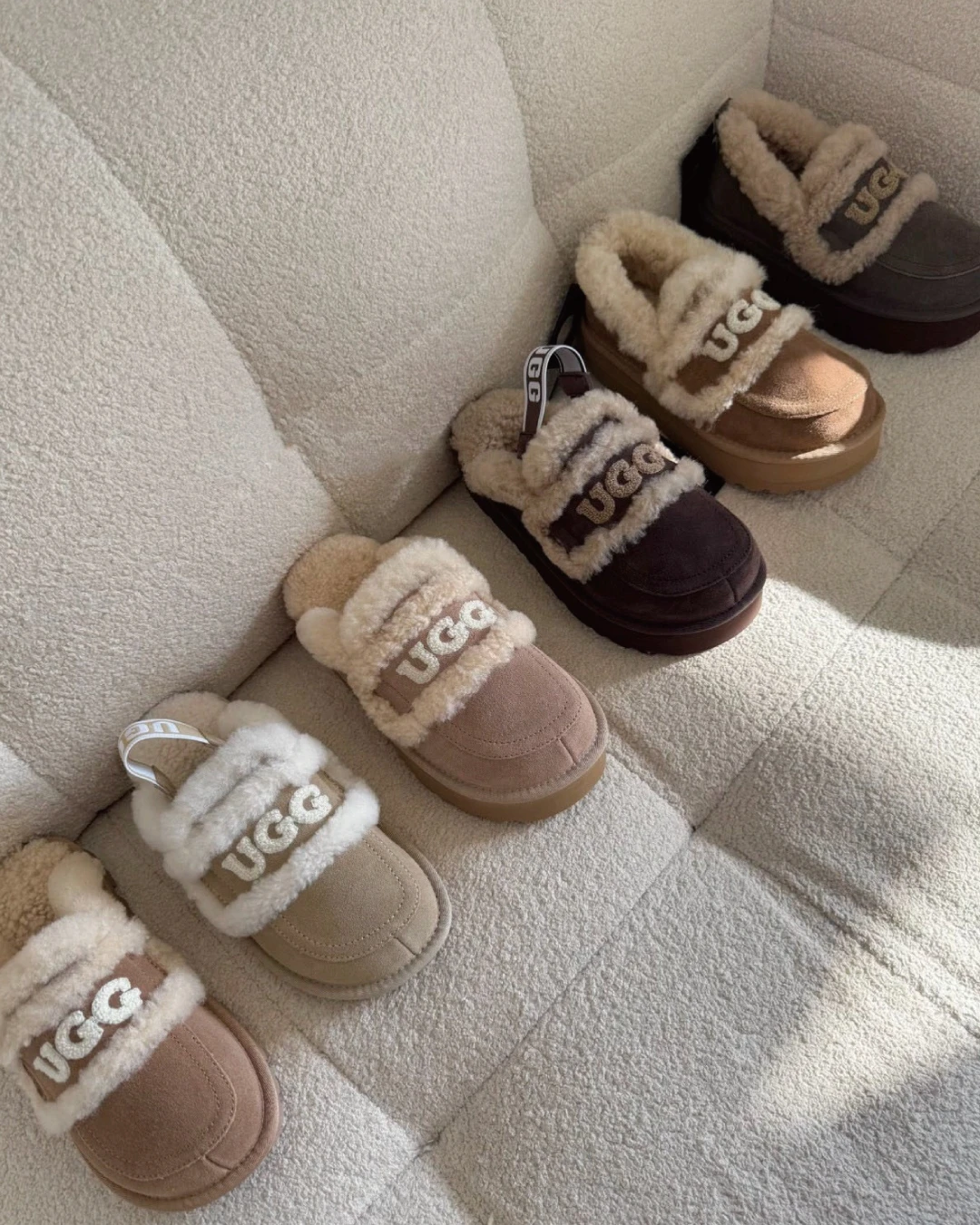 UGG｜Australian Shepherd UGG 厚底毛絨拖鞋 秋冬單品 冬季穿搭 AS2090
