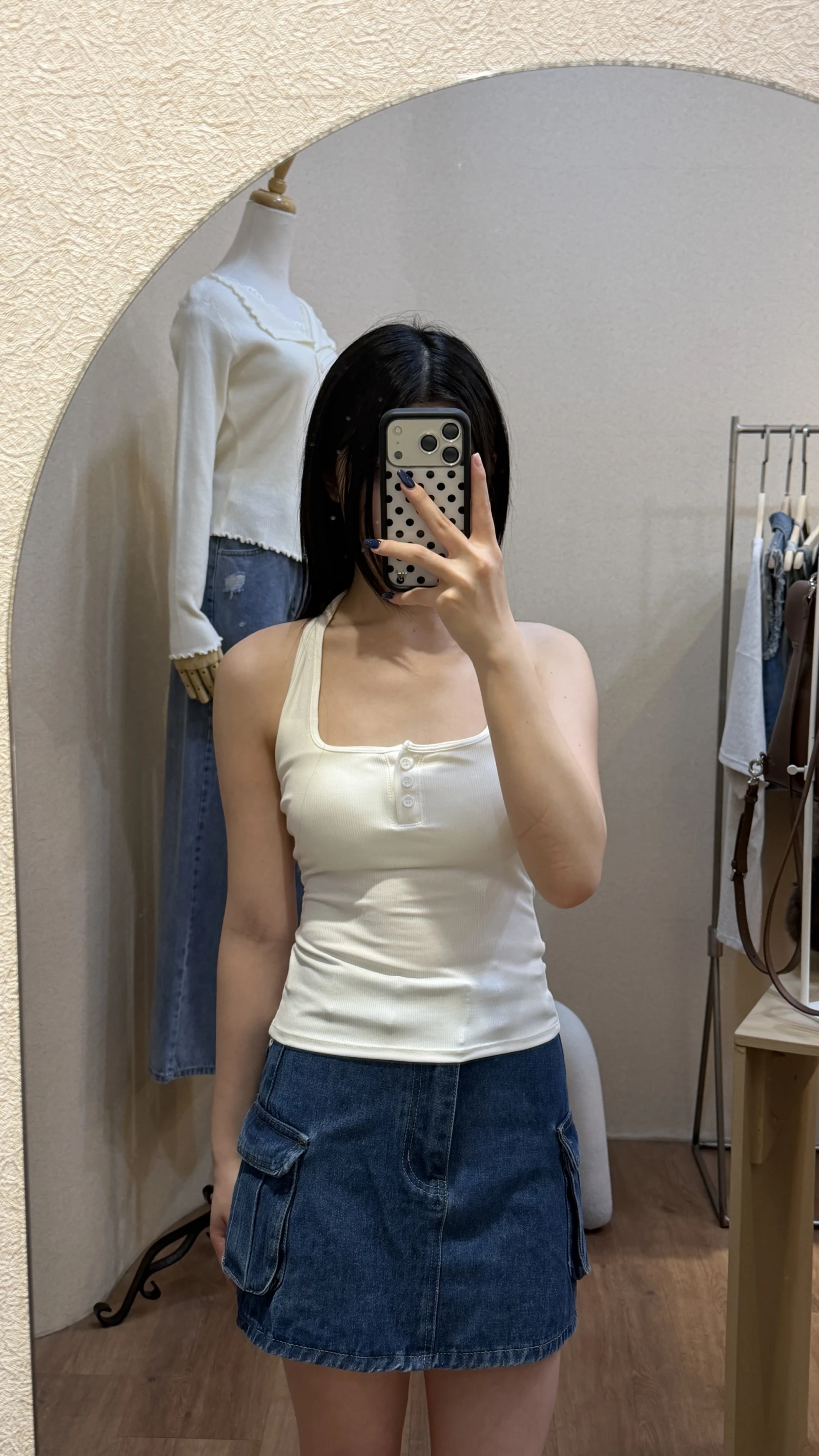 工裝牛仔短裙