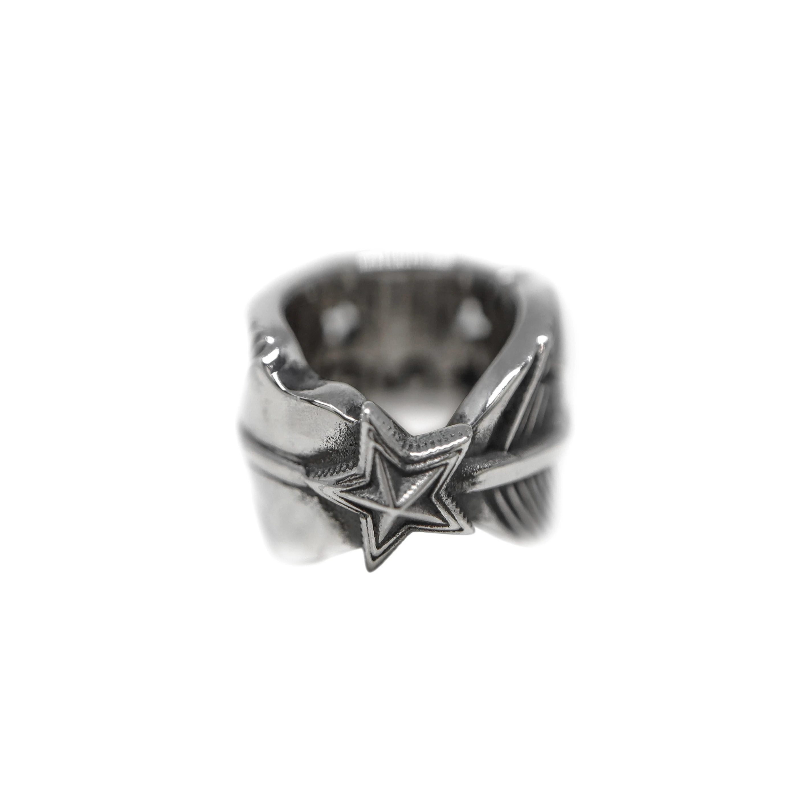 CS NAVAJO SHERIFF STAR ARROW FEATHER BEAD - STARRY