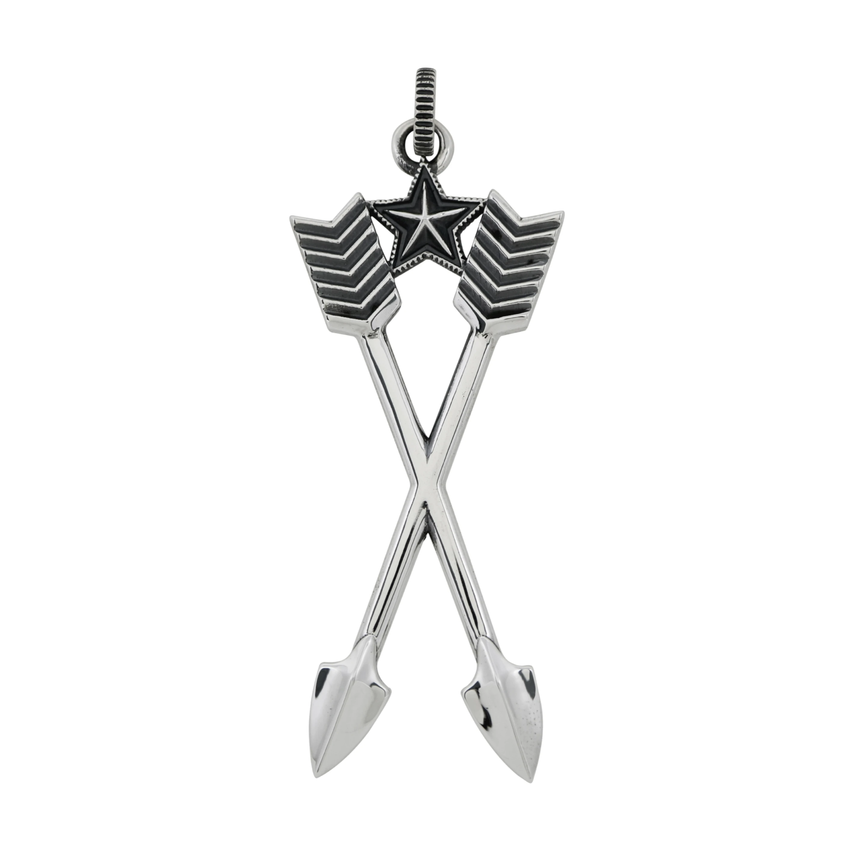 DOUBLE ARROW STAR PENDANT