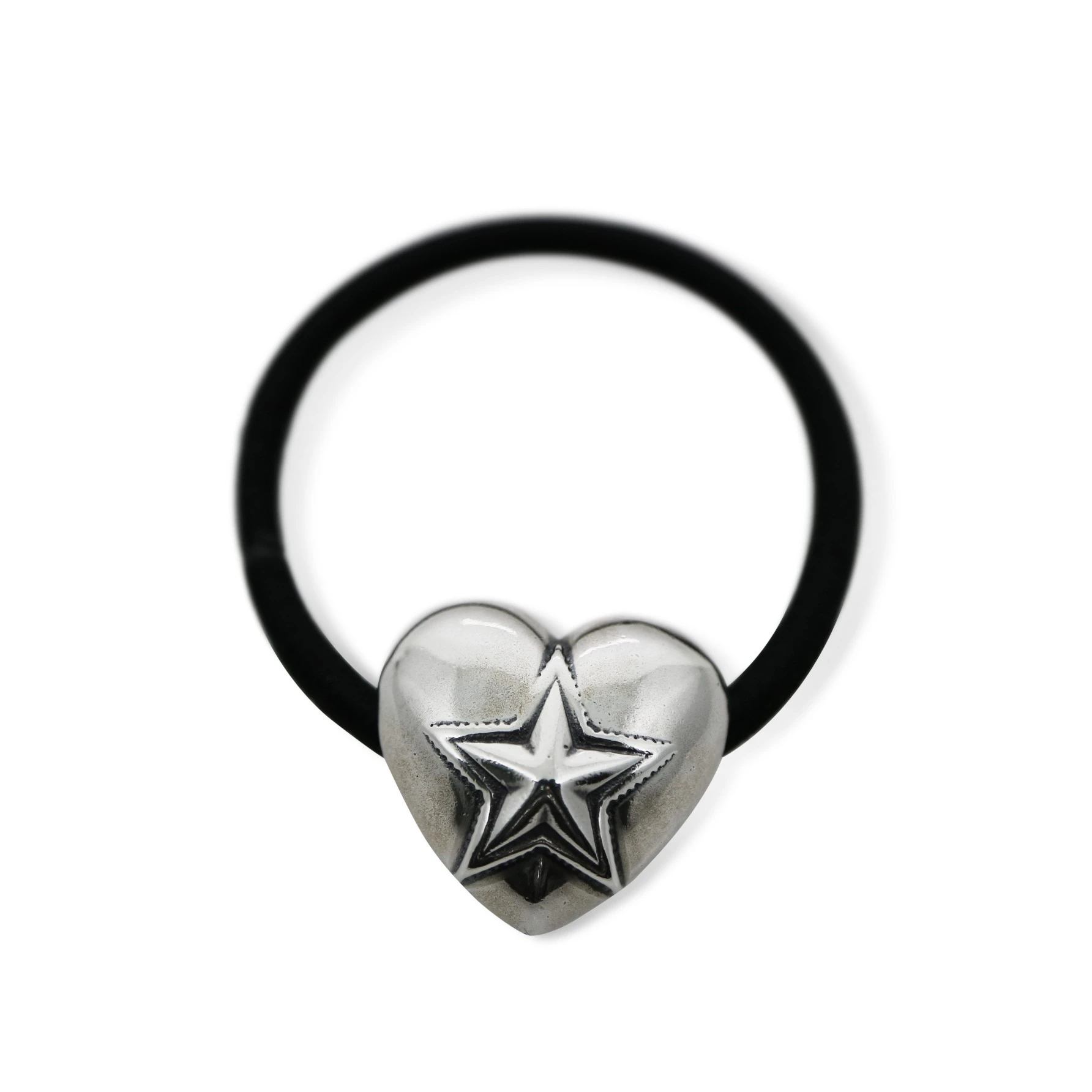 HEART AND STAR HAIR TIE