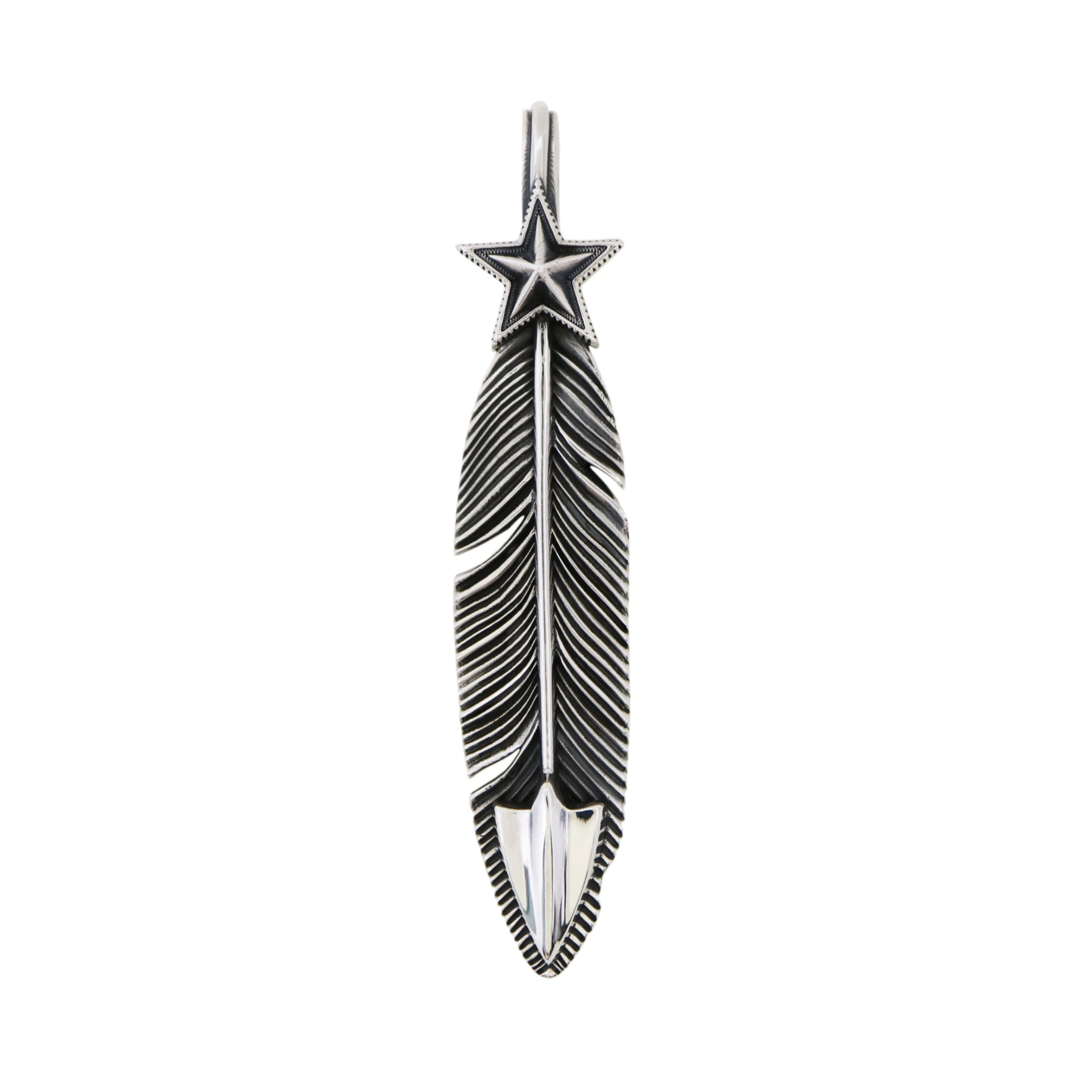 CS NAVAJO SHERIFF STAR ARROW FEATHER