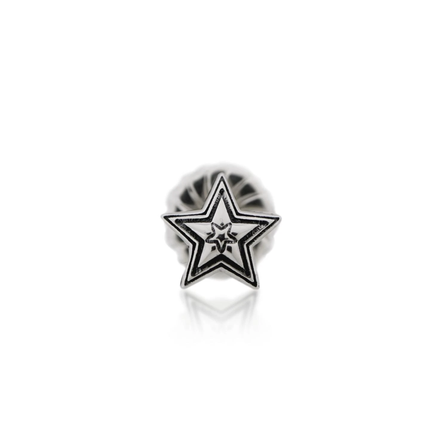 TINY STAR IN STAR STUD EARRING