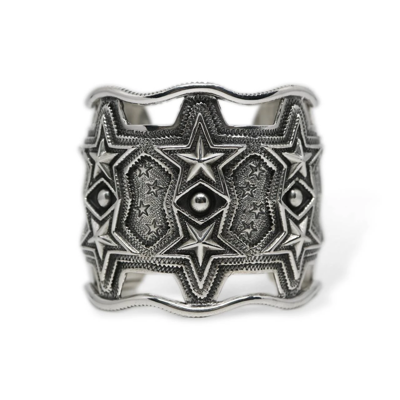 2 ROW WIDE SHERIFF STAR CUFF